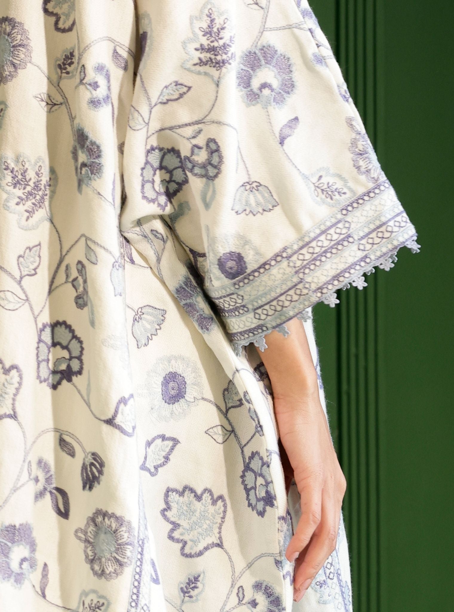 Ashby Wool White Kurta Set