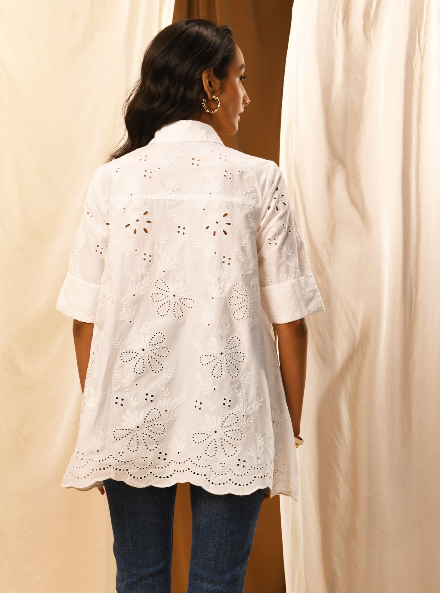 Chiara Iconic Supima Cotton White Shirt