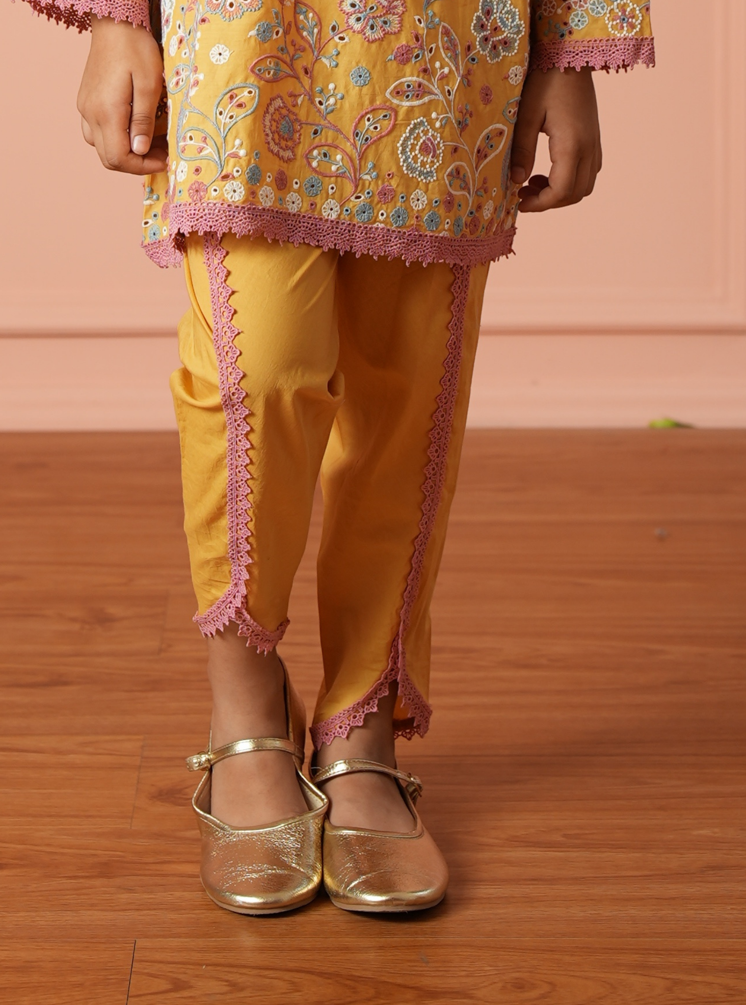 Revina Supima Cotton Mustard Kurta Set