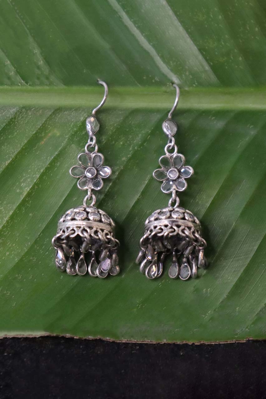 Pure Silver Mahi Jhumka