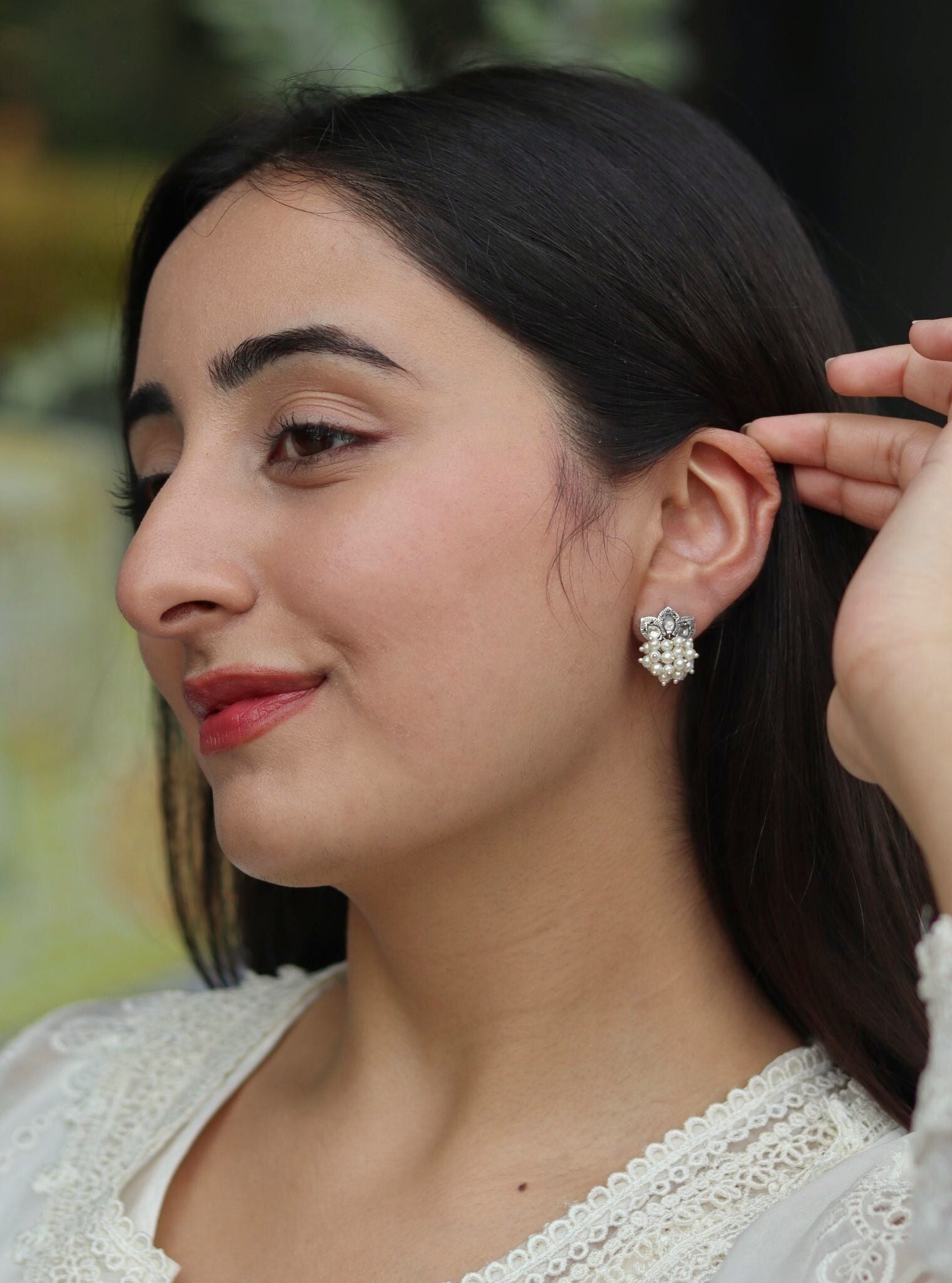 Pure Silver Nitra Stud