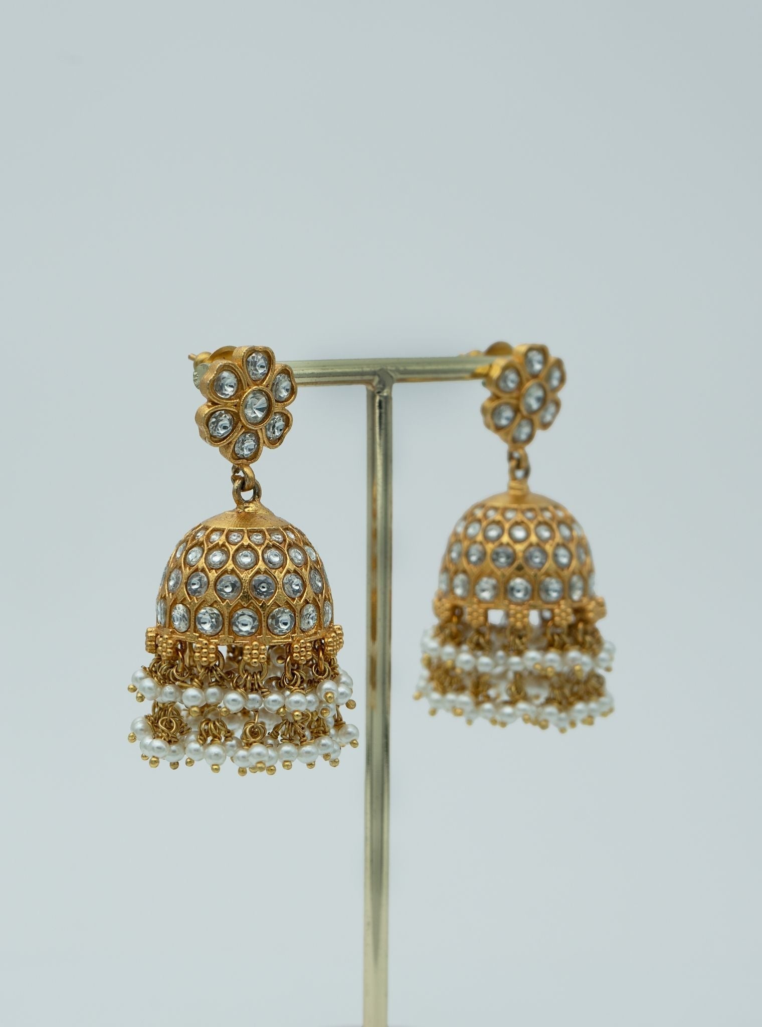 Pure Silver Dakshi Jhumki Gold
