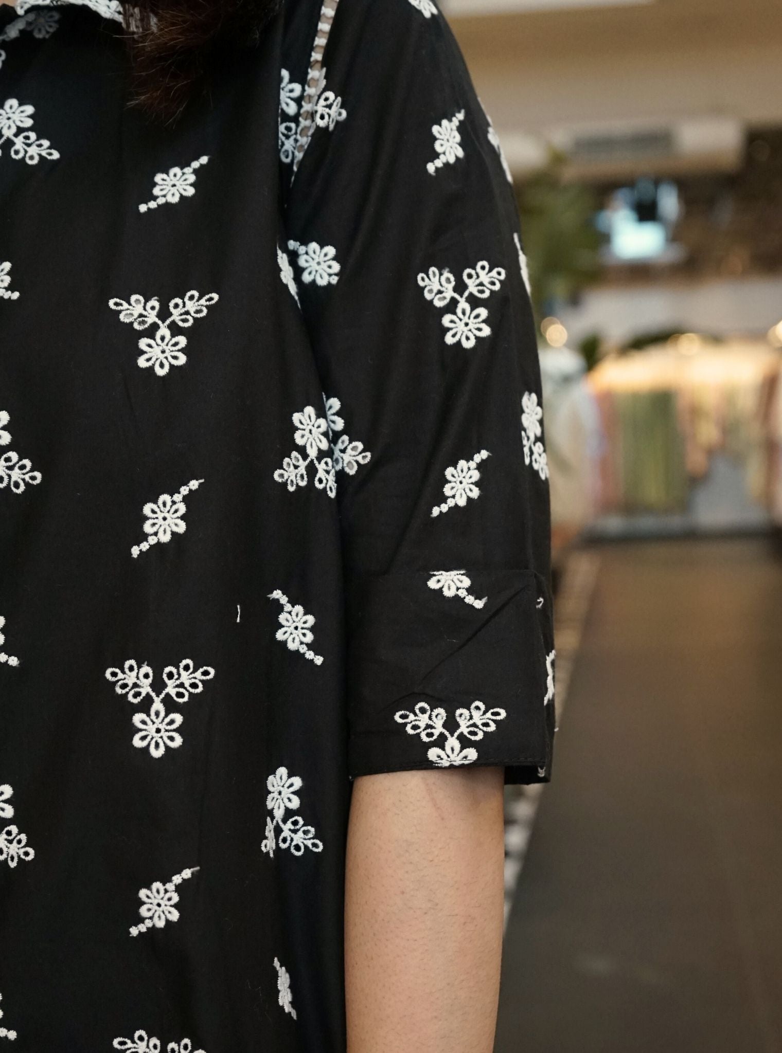 Colmar Supima Cotton Black Shirt Co-ord Set