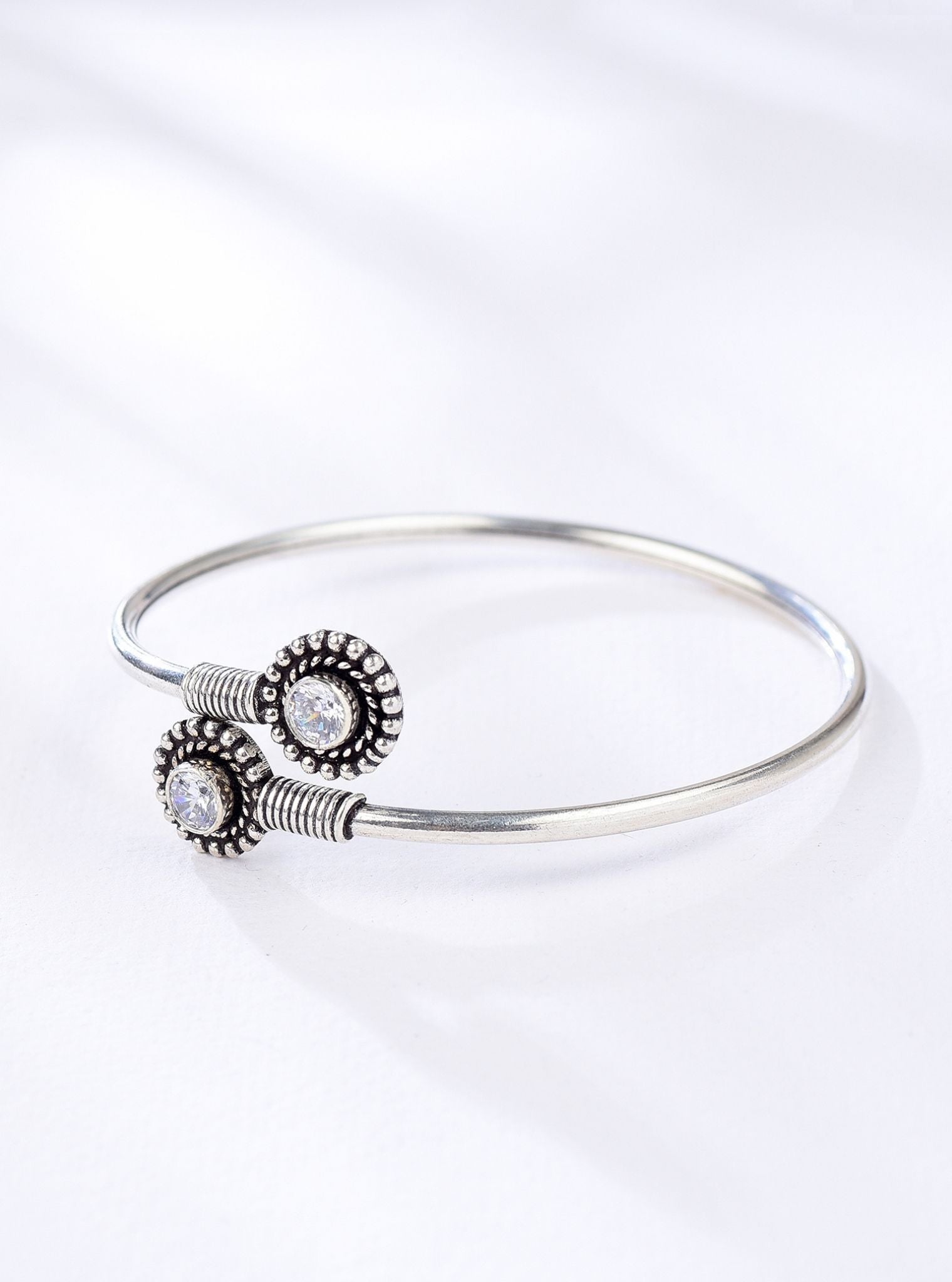 Pure Silver Nandi Bracelet
