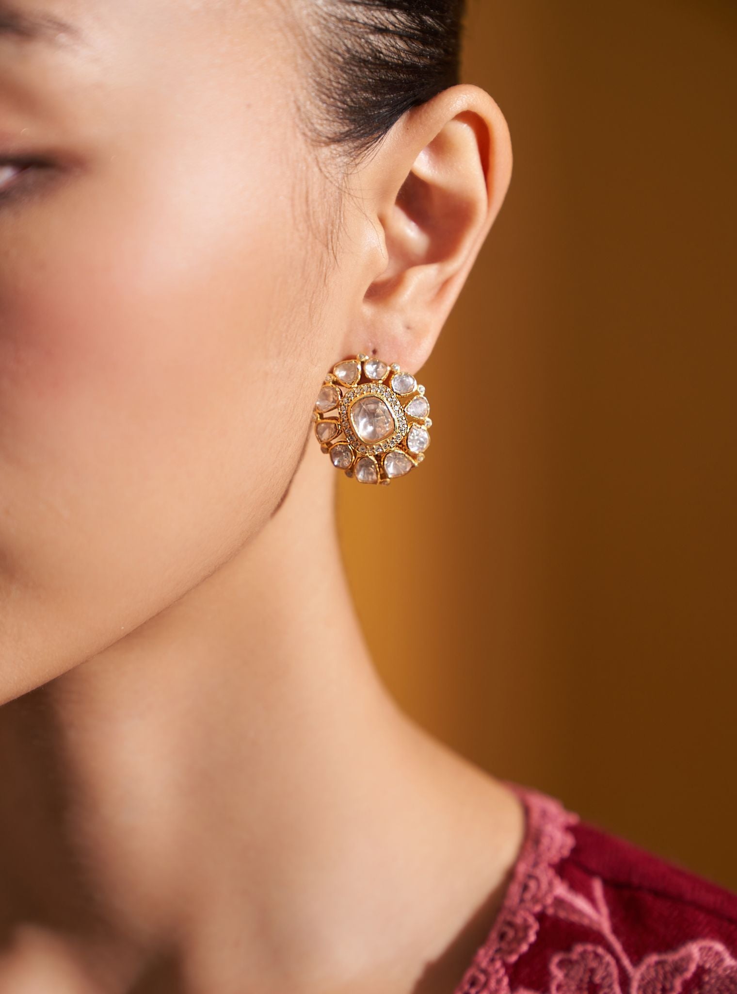 Pure Silver Naina Studs