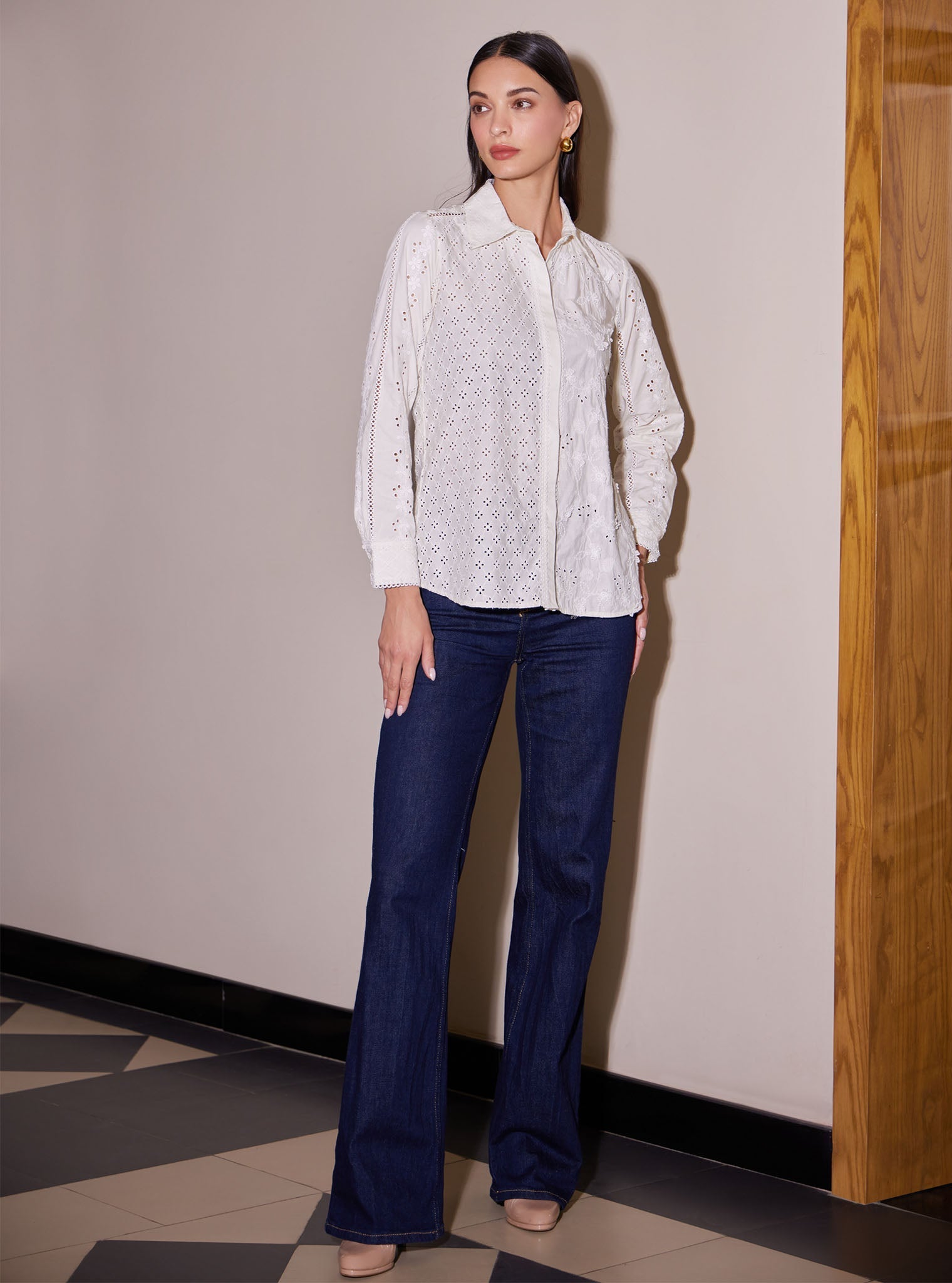 Clio Supima Cotton White Shirt