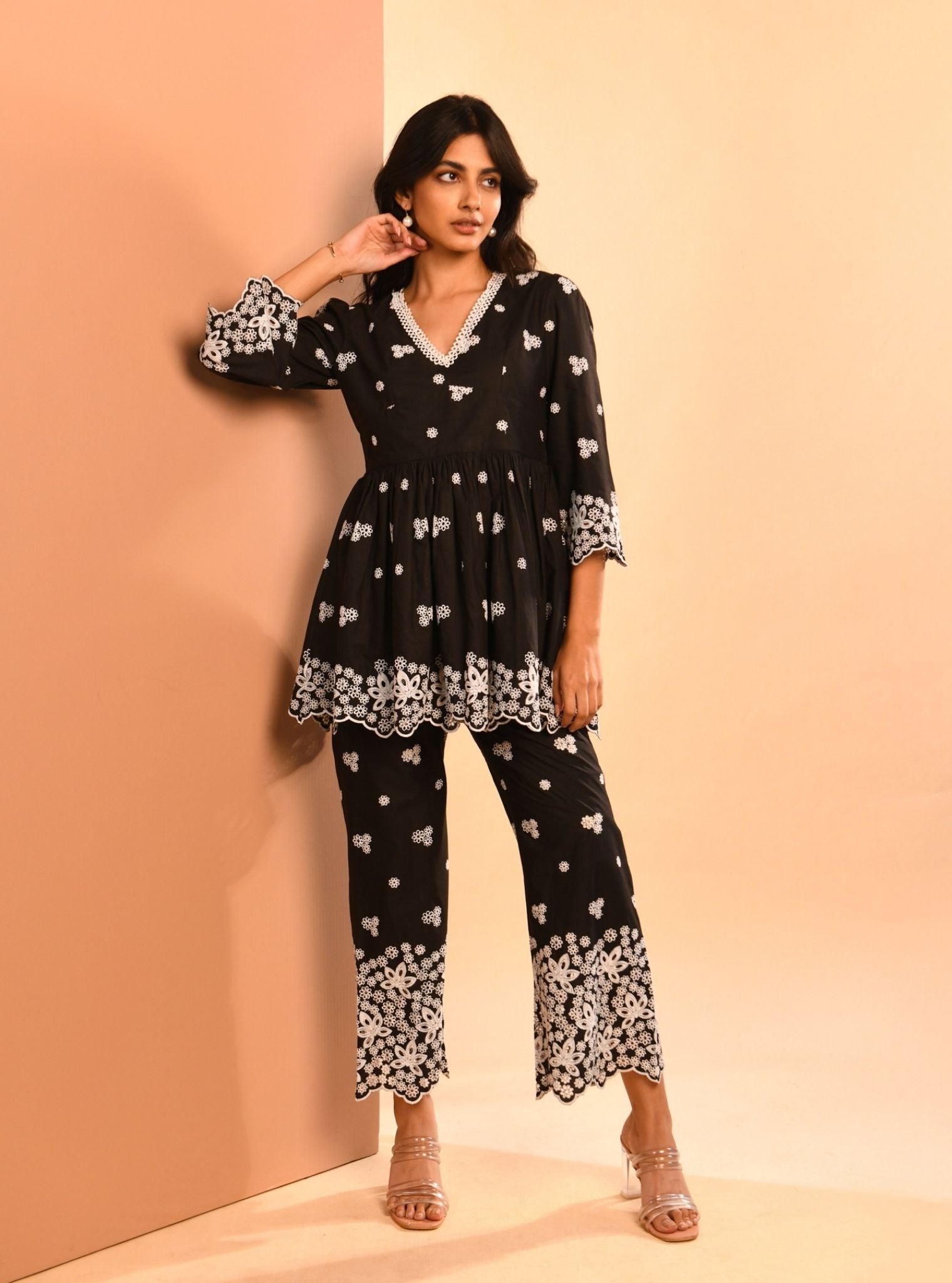Ayn Supima Cotton Black Co-ord Set