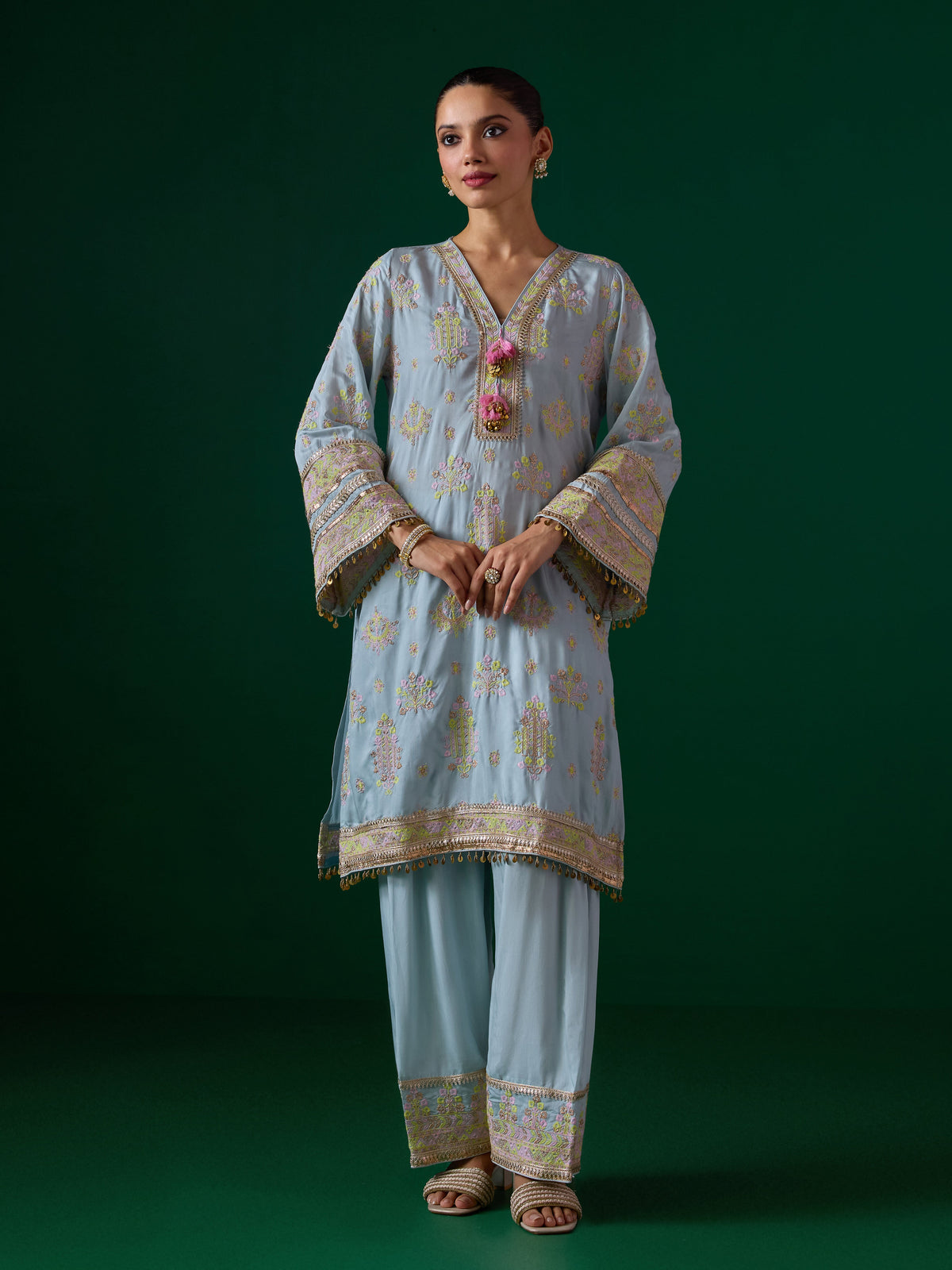 Noreya Lawn Blue Kurta Set