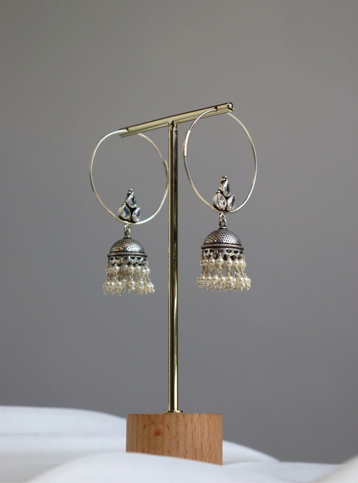 Pure Silver Leya Jhumki
