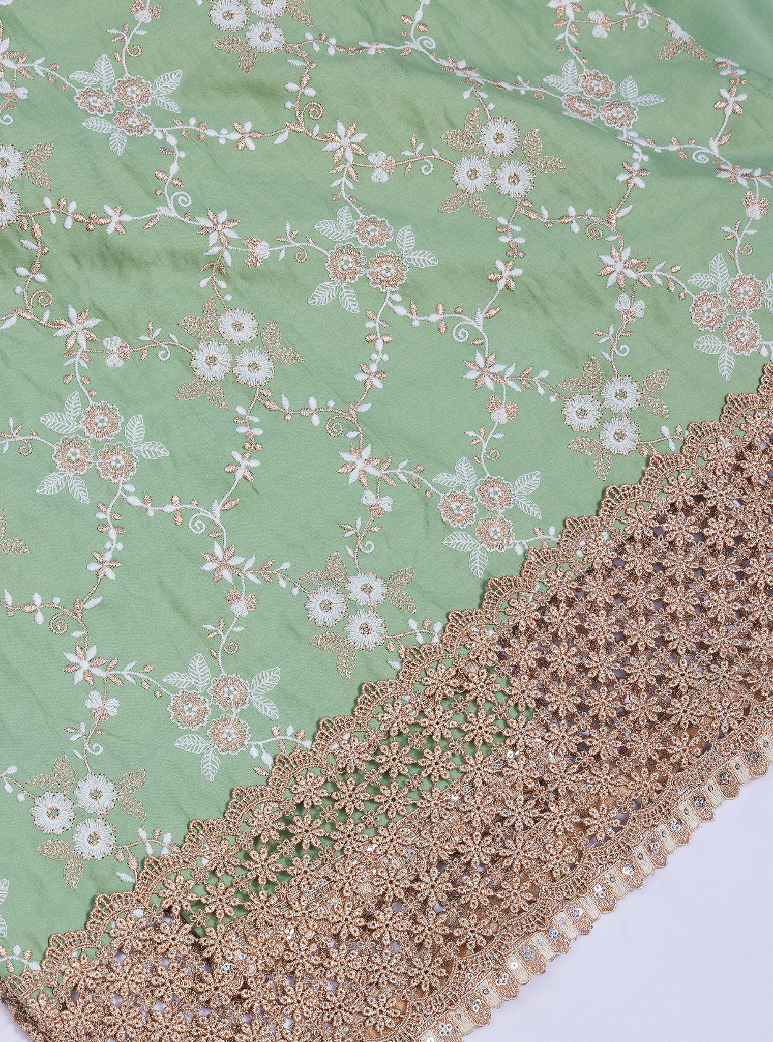 Agasti Pima Green Kurta Set