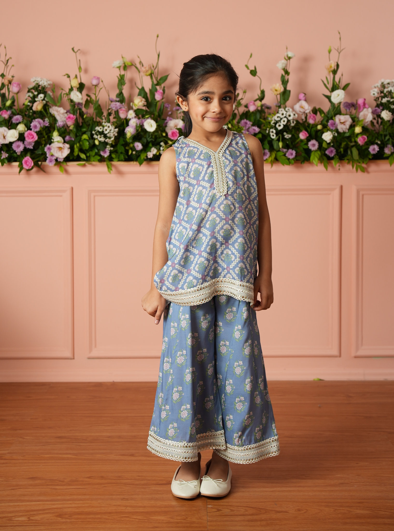 Ursella Lawn Blue Kurta Set