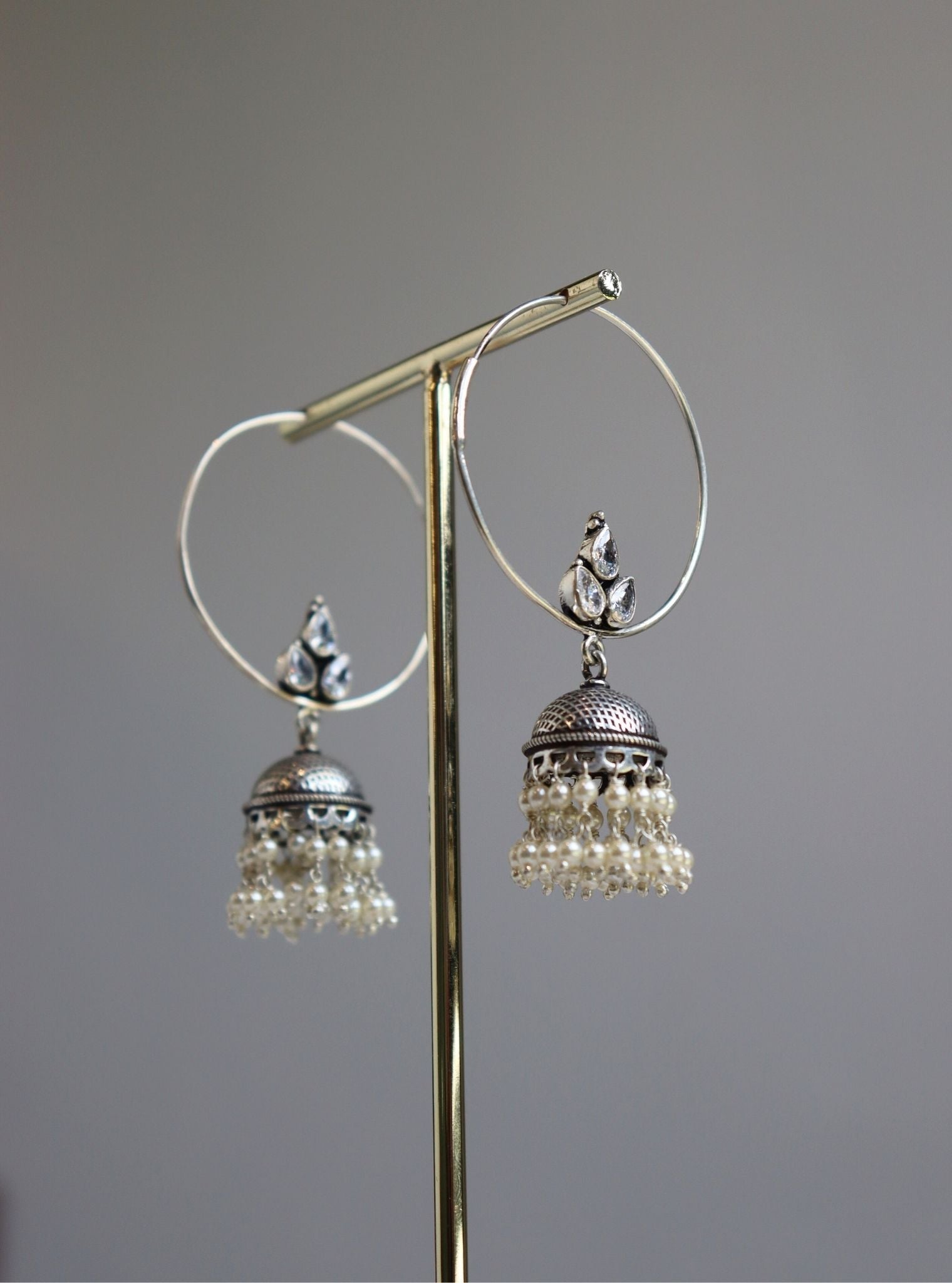 Pure Silver Leya Jhumki