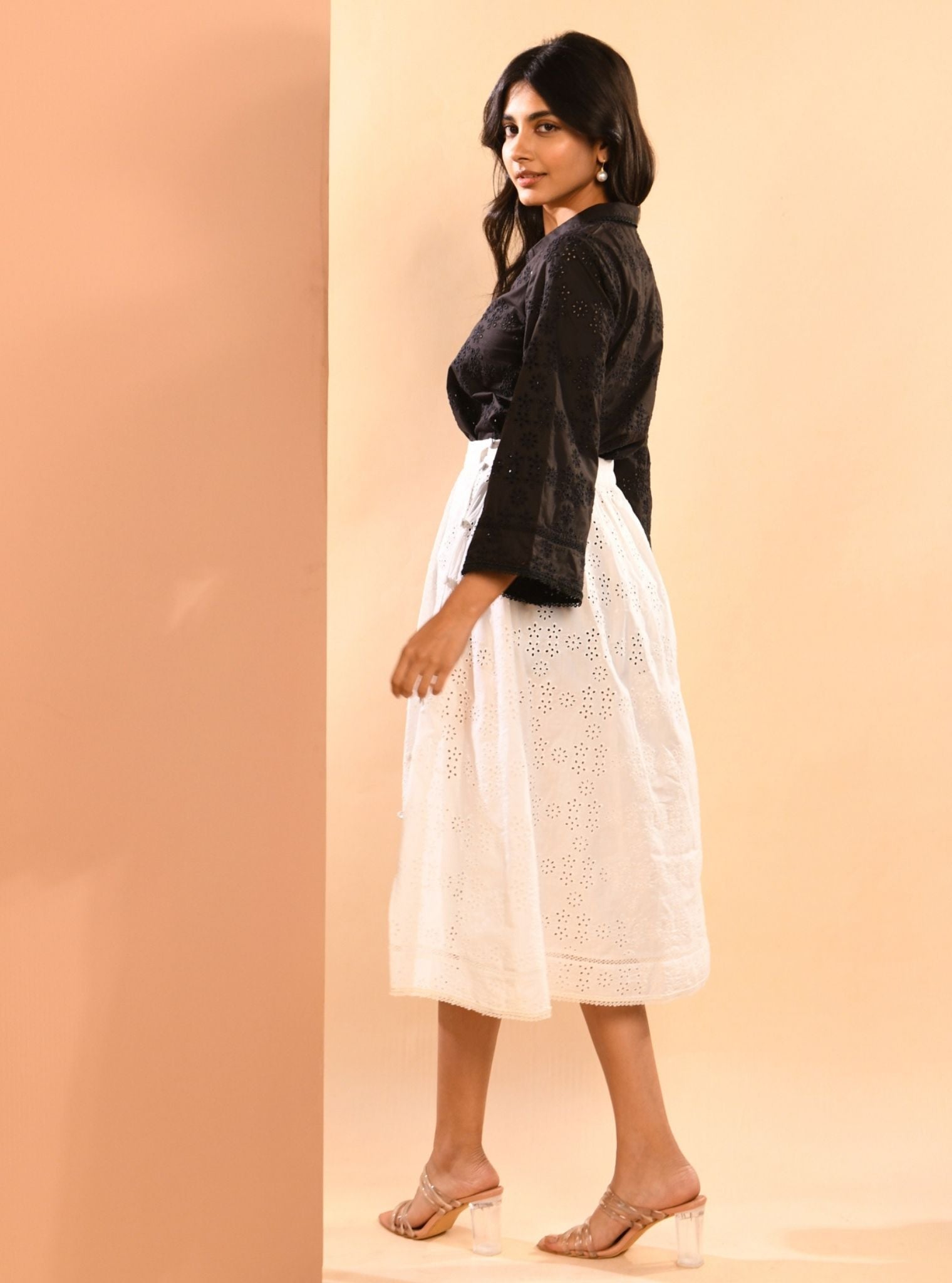 Ceil Supima Cotton Black Co-ord Set