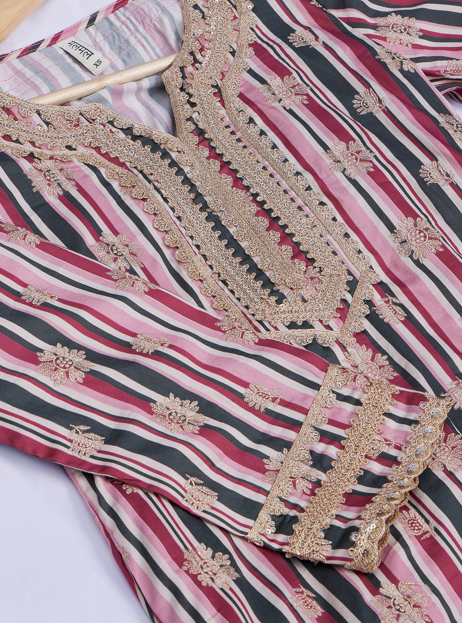 Avasa Pima Pink Kurta Set