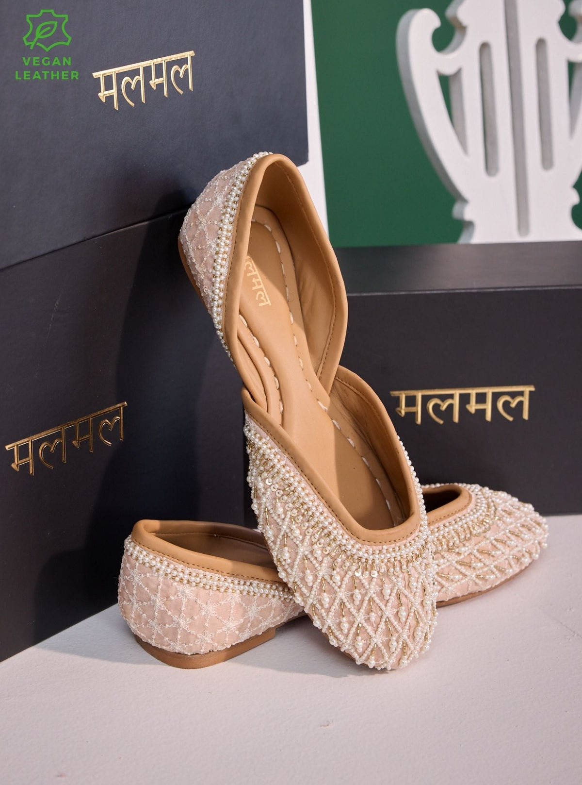 Laila Pink Vegan Jutti