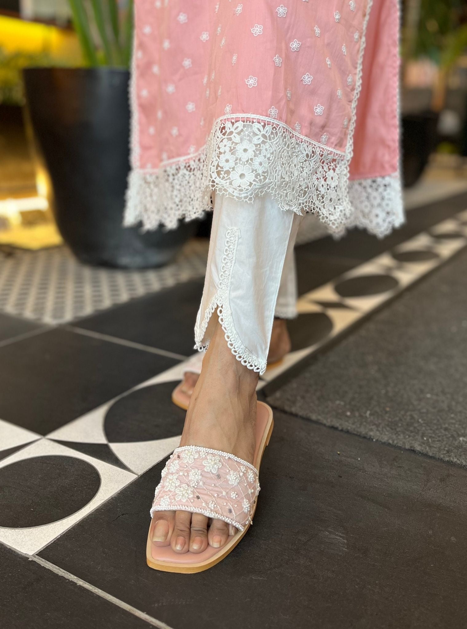 Paulie Pima Pink Kurta Set