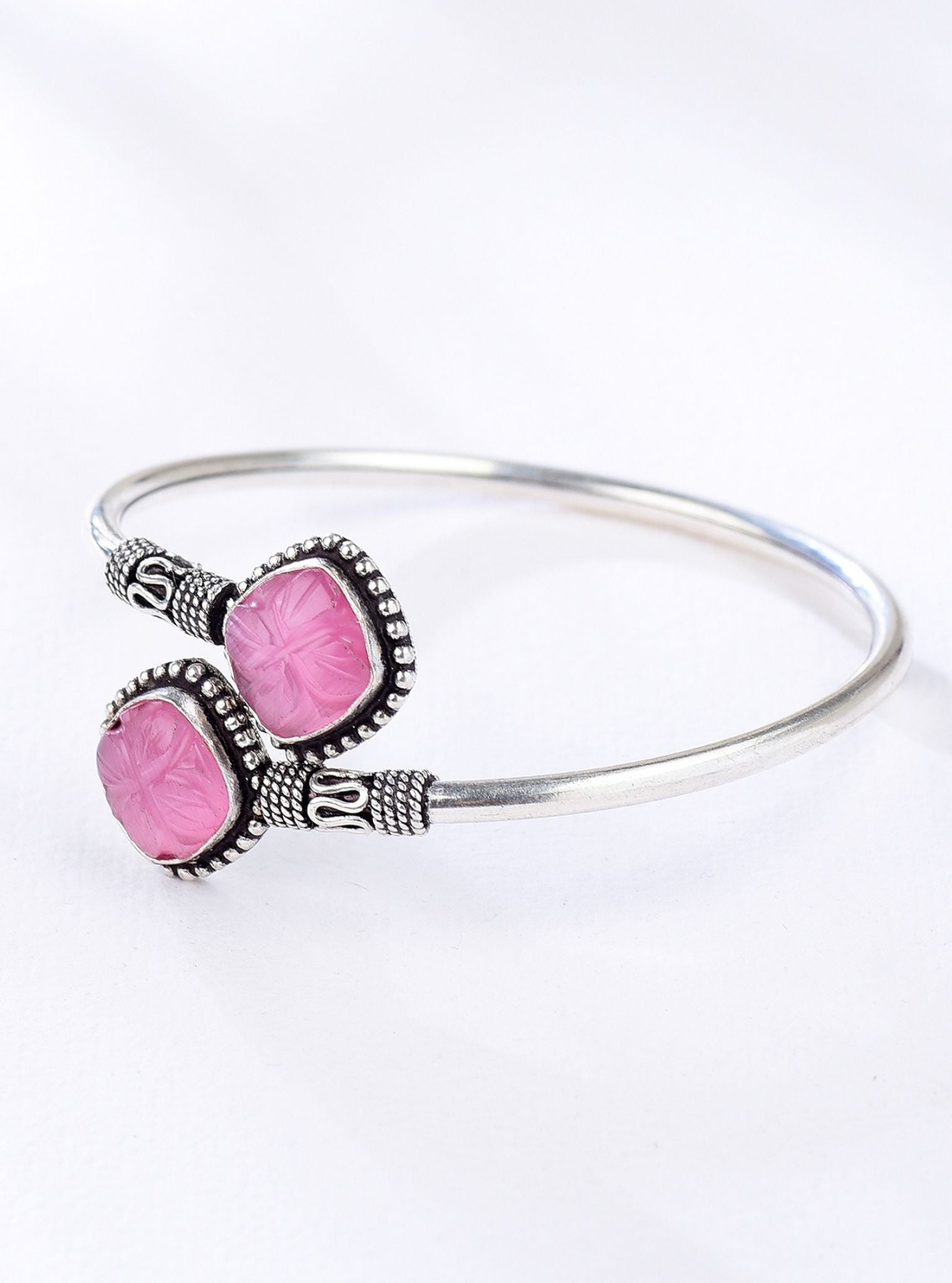 Pure Silver Ruh Pink Bracelet