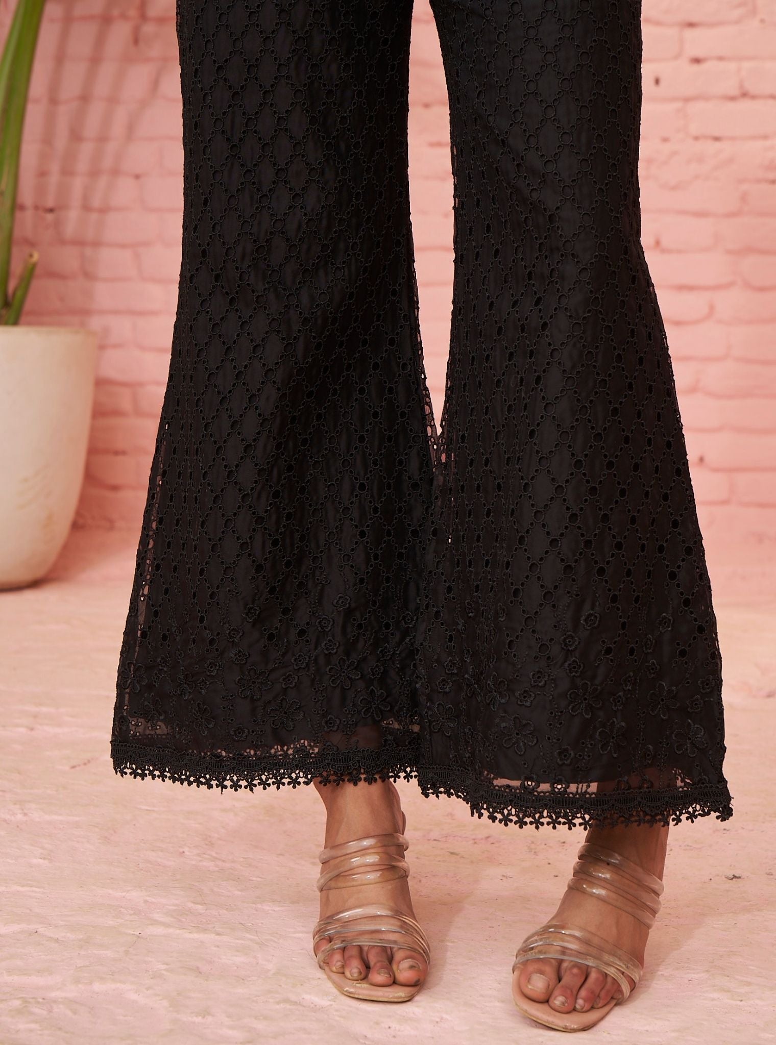 Rehanshi Organza Black Co-ord Set