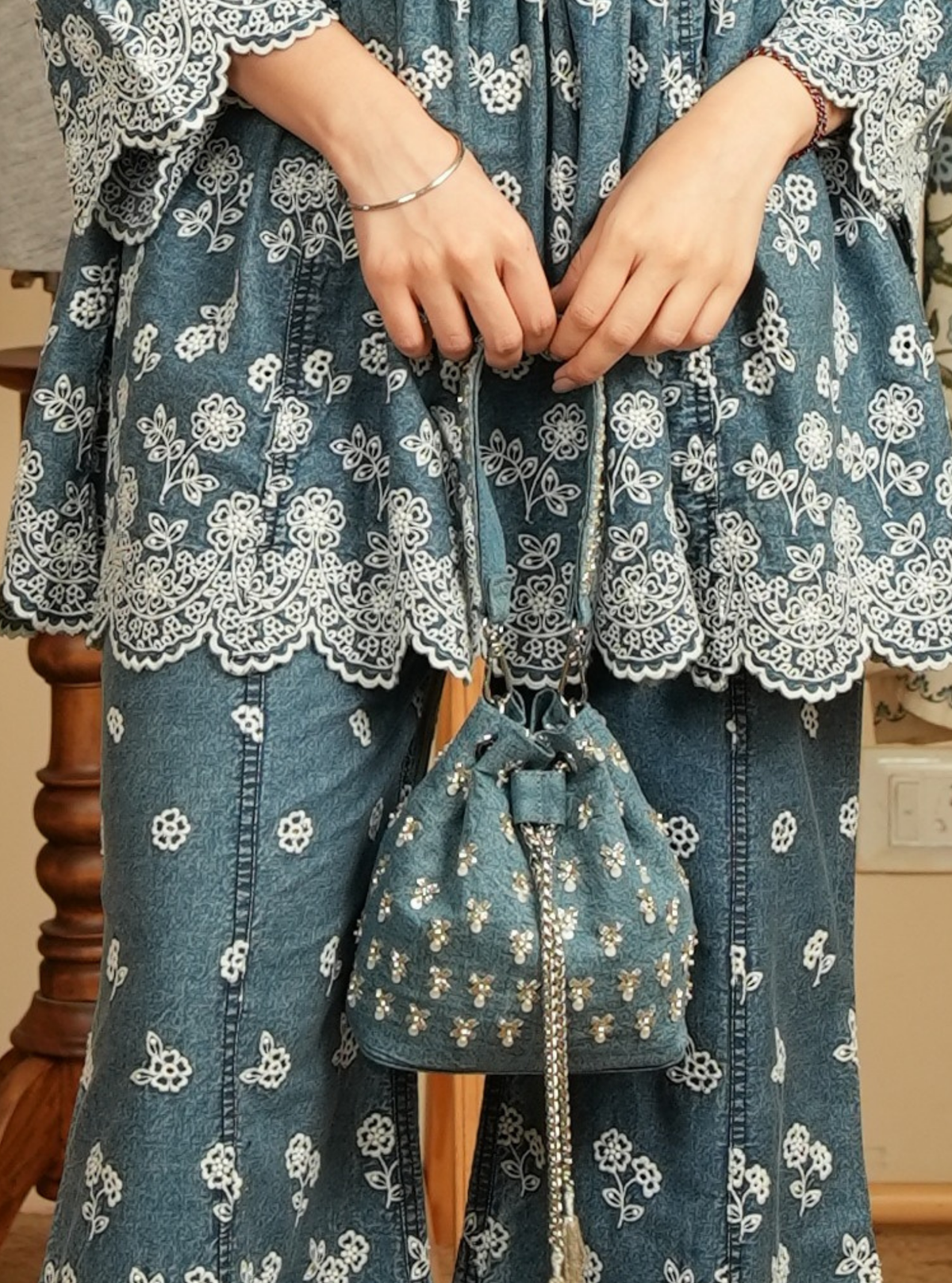 Tiyana Denim Handbag