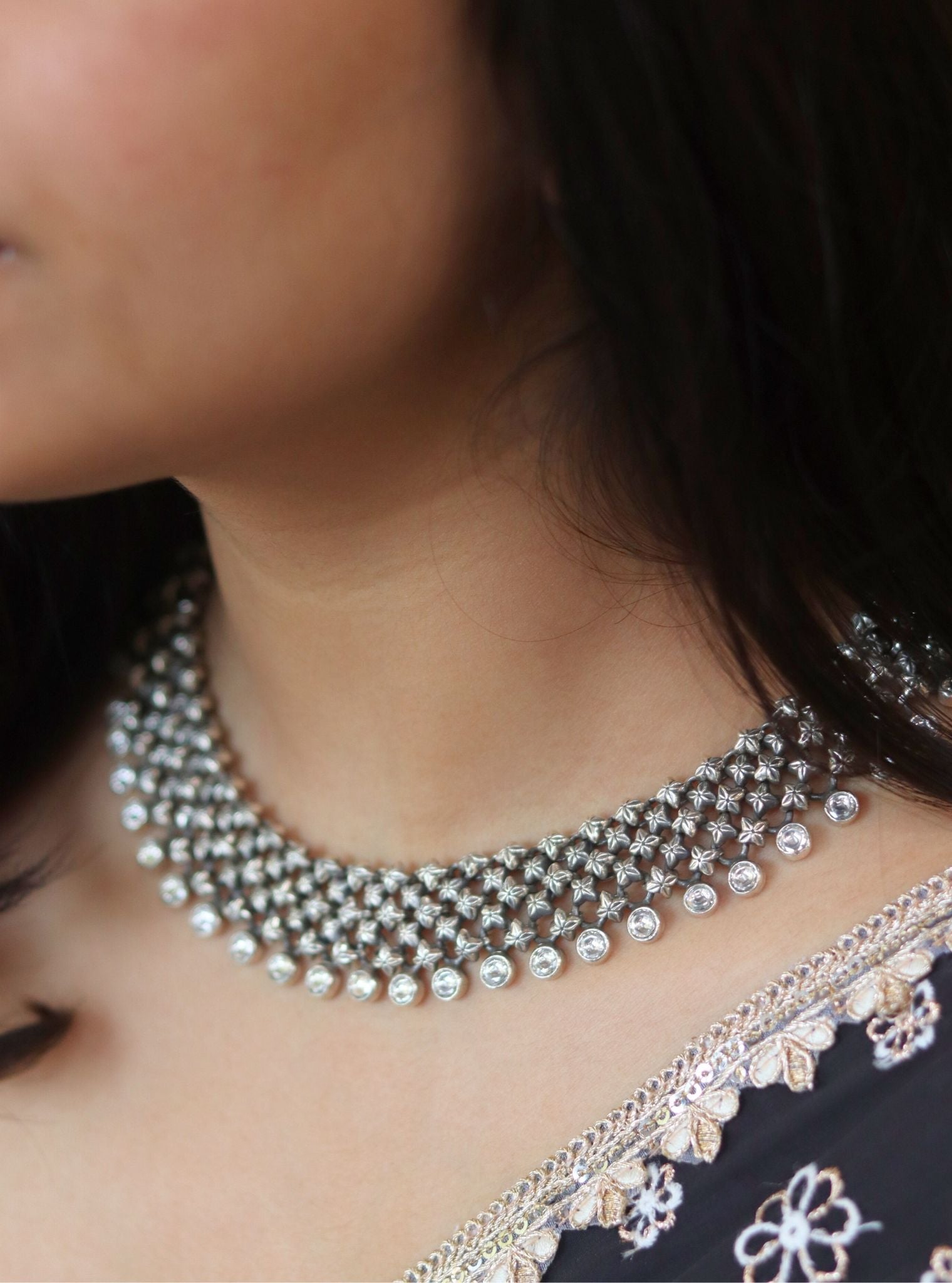 Pure Silver Ojasvi Necklace