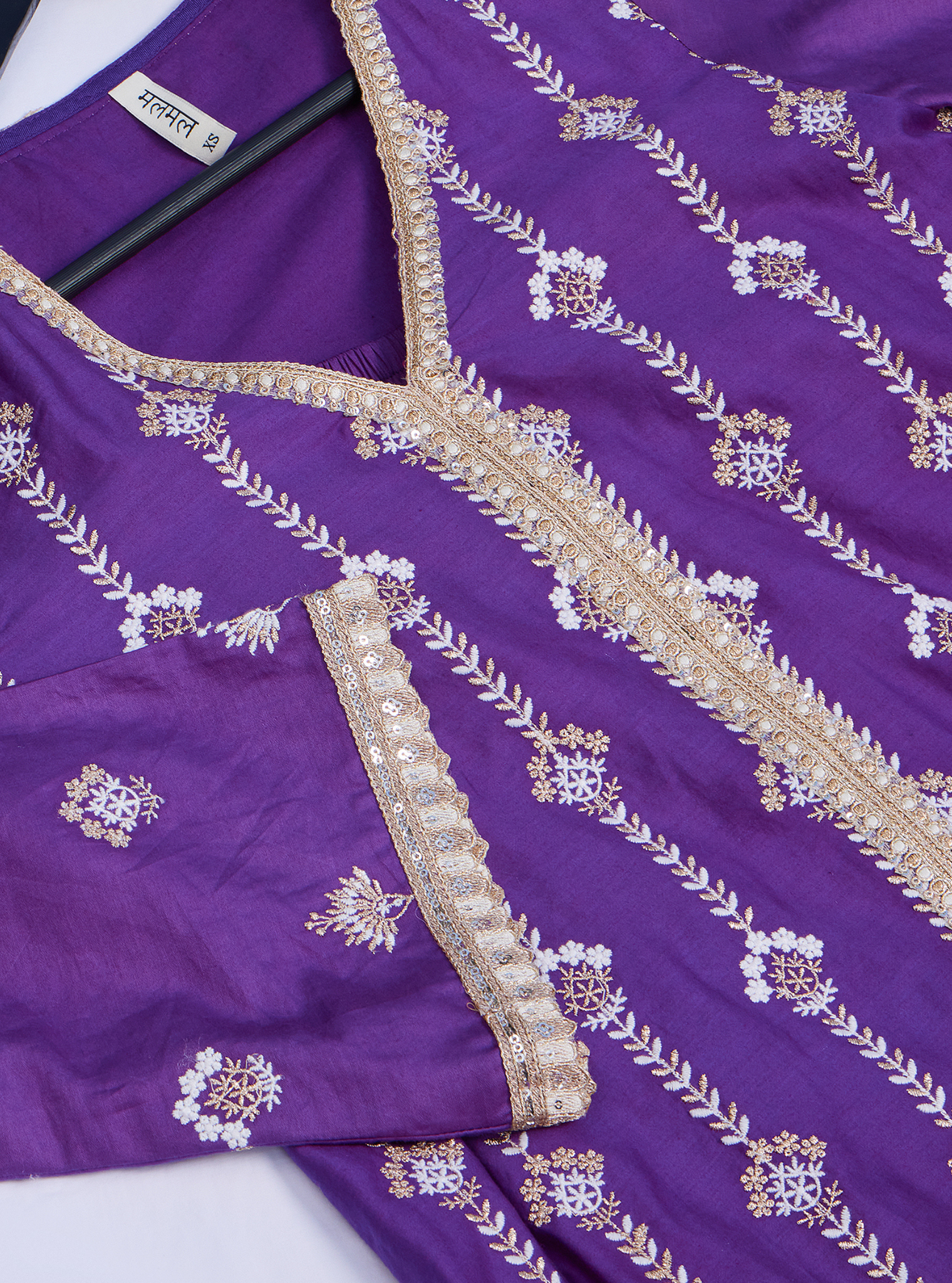 Suvasi Pima Purple Kurta Set