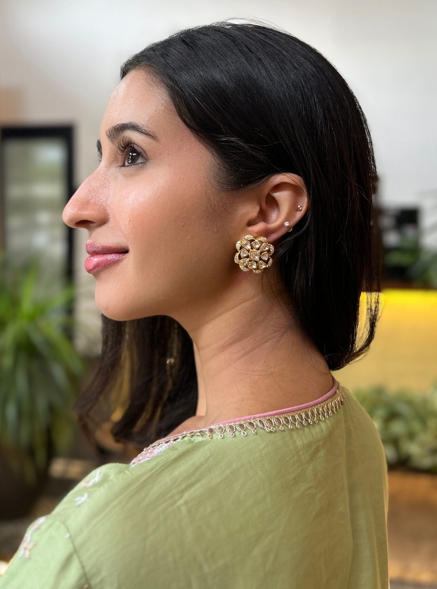 Pure Silver Mireya Studs