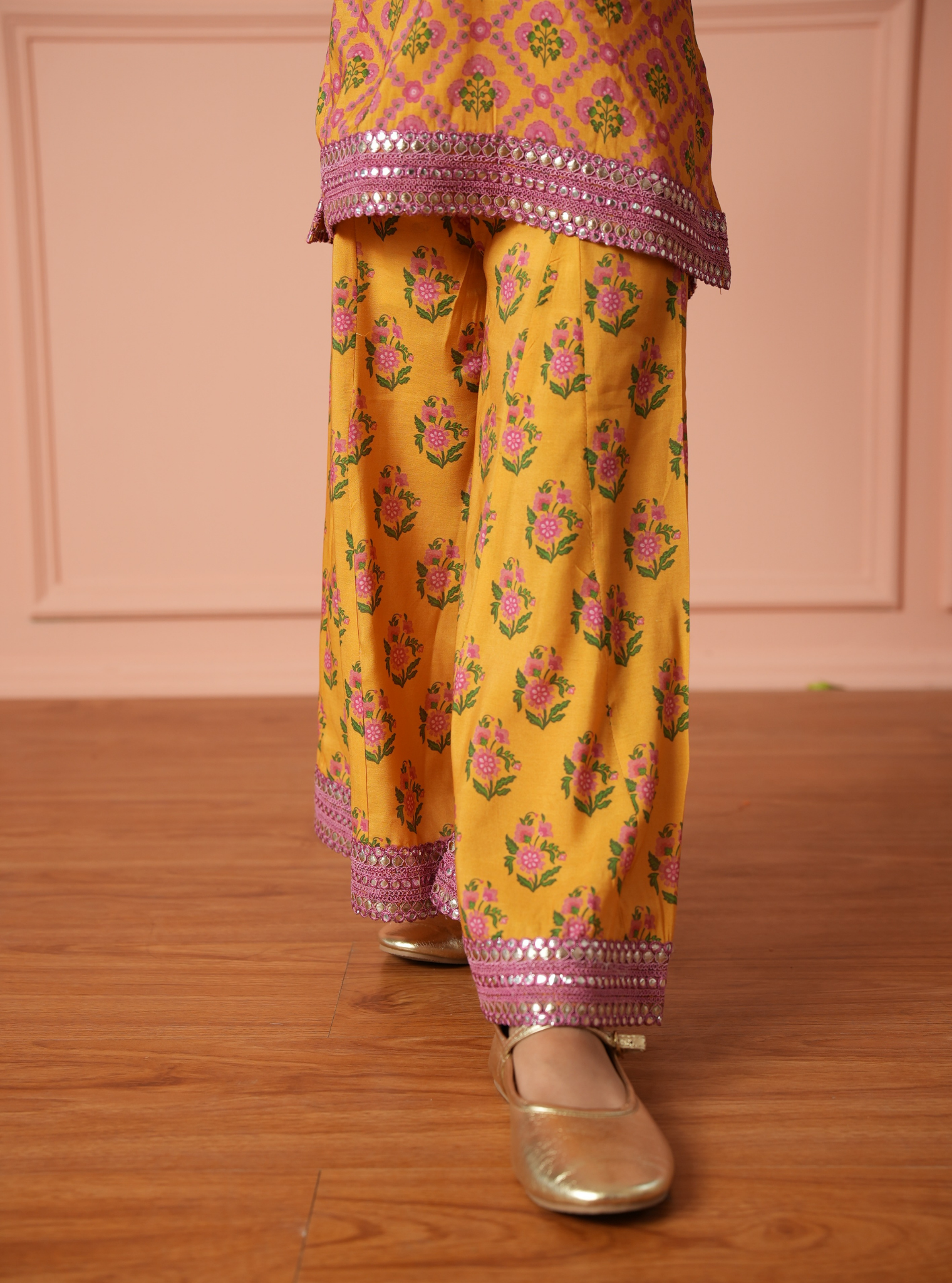 Ursella Lawn Mustard Kurta Set