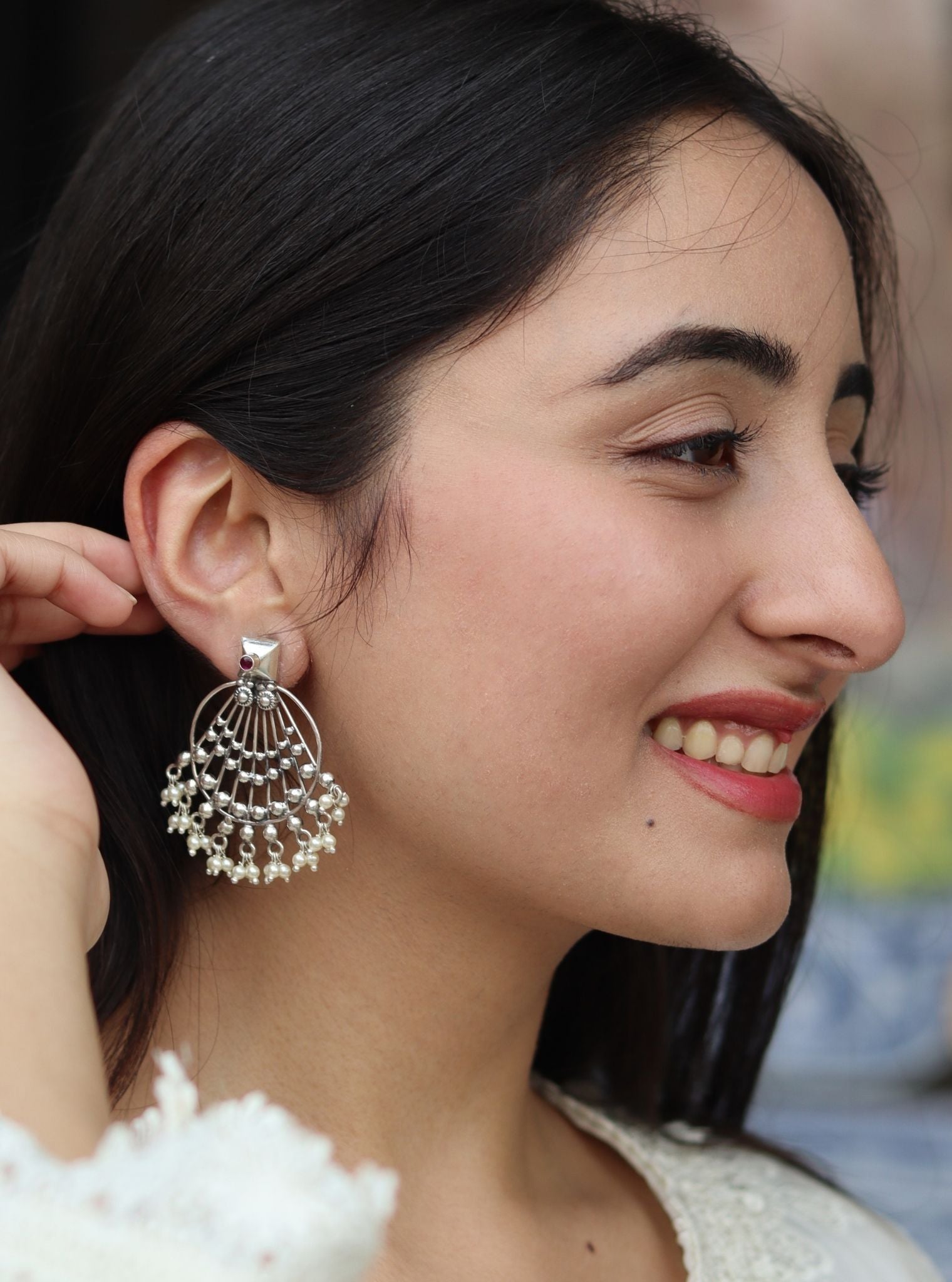 Pure Silver Zena Earrings