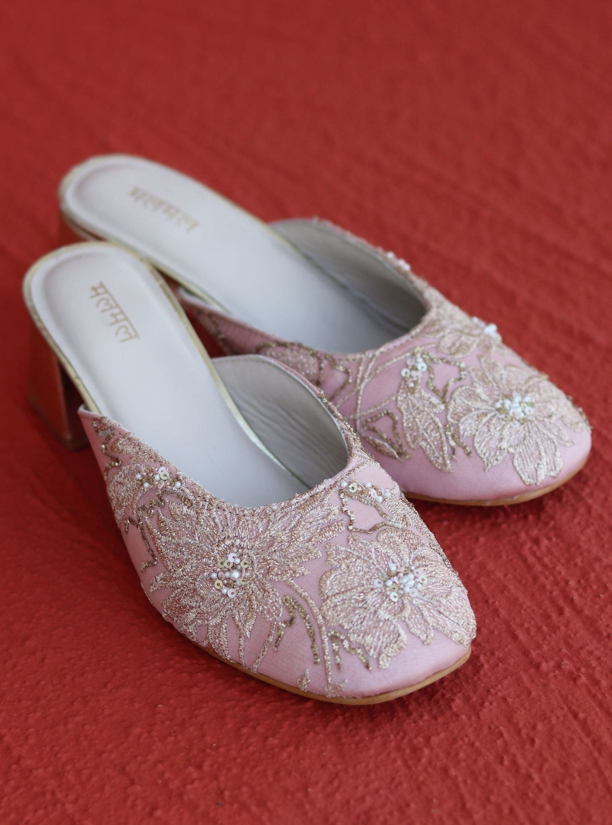 Mantra Pink Vegan Mule Heel