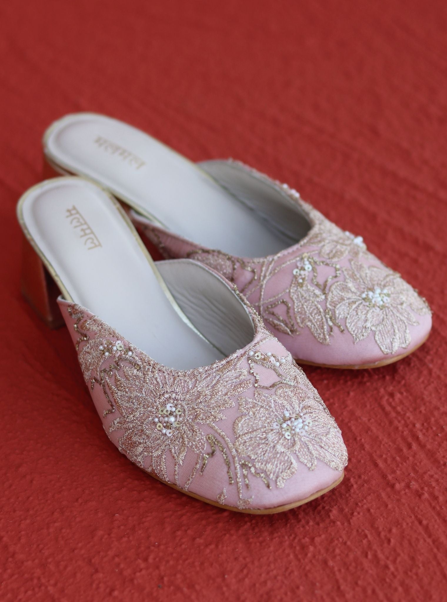 Mantra Pink Vegan Mule Heel