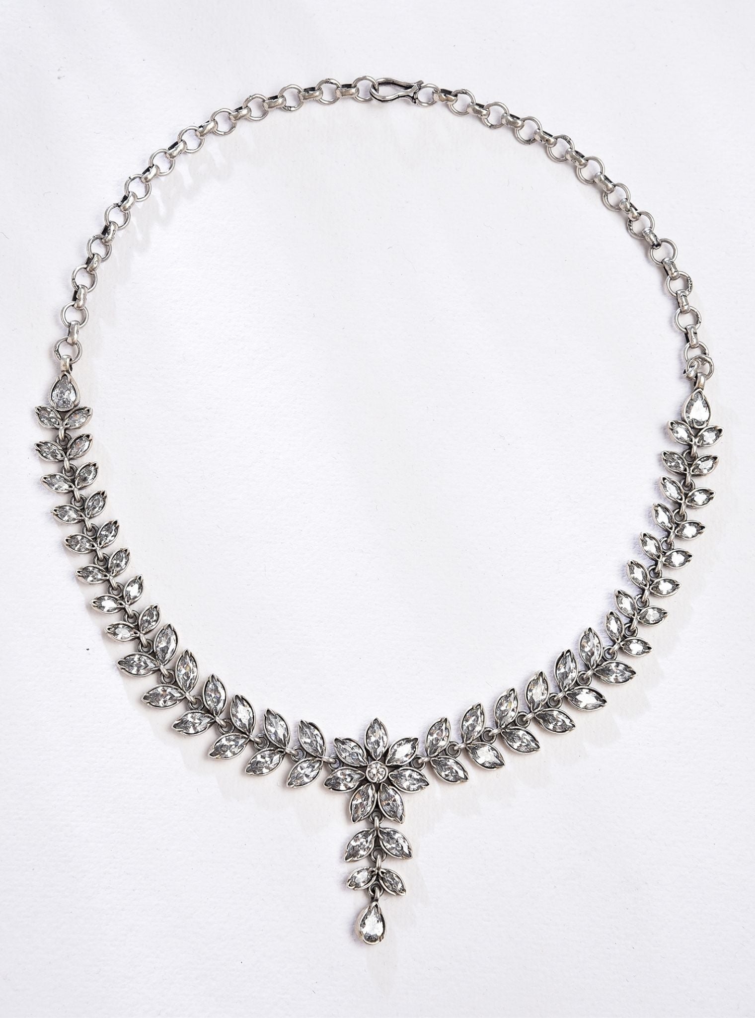 Pure Silver Sanshi Necklace