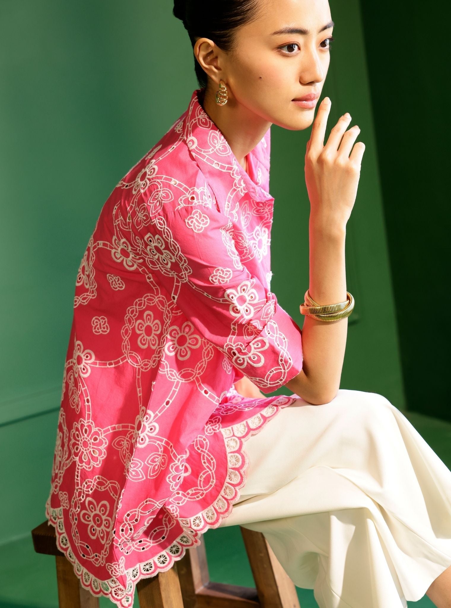 Finn Supima Cotton Fuschia Shirt