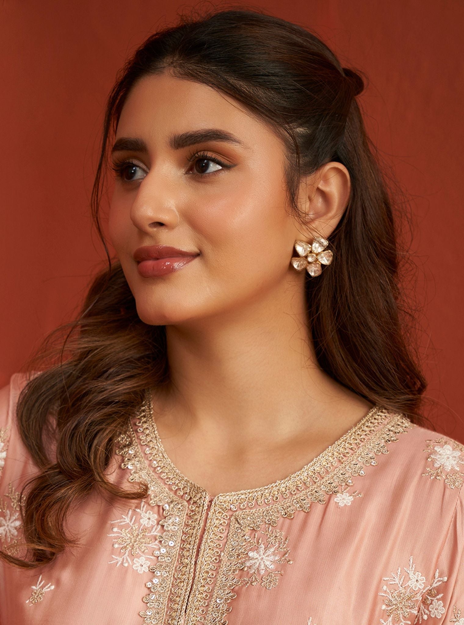 Pure Silver Farah Studs