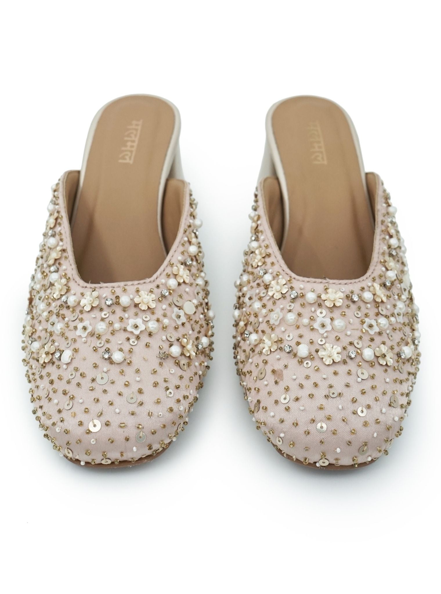 Samara Rose Gold Vegan Mule Heel