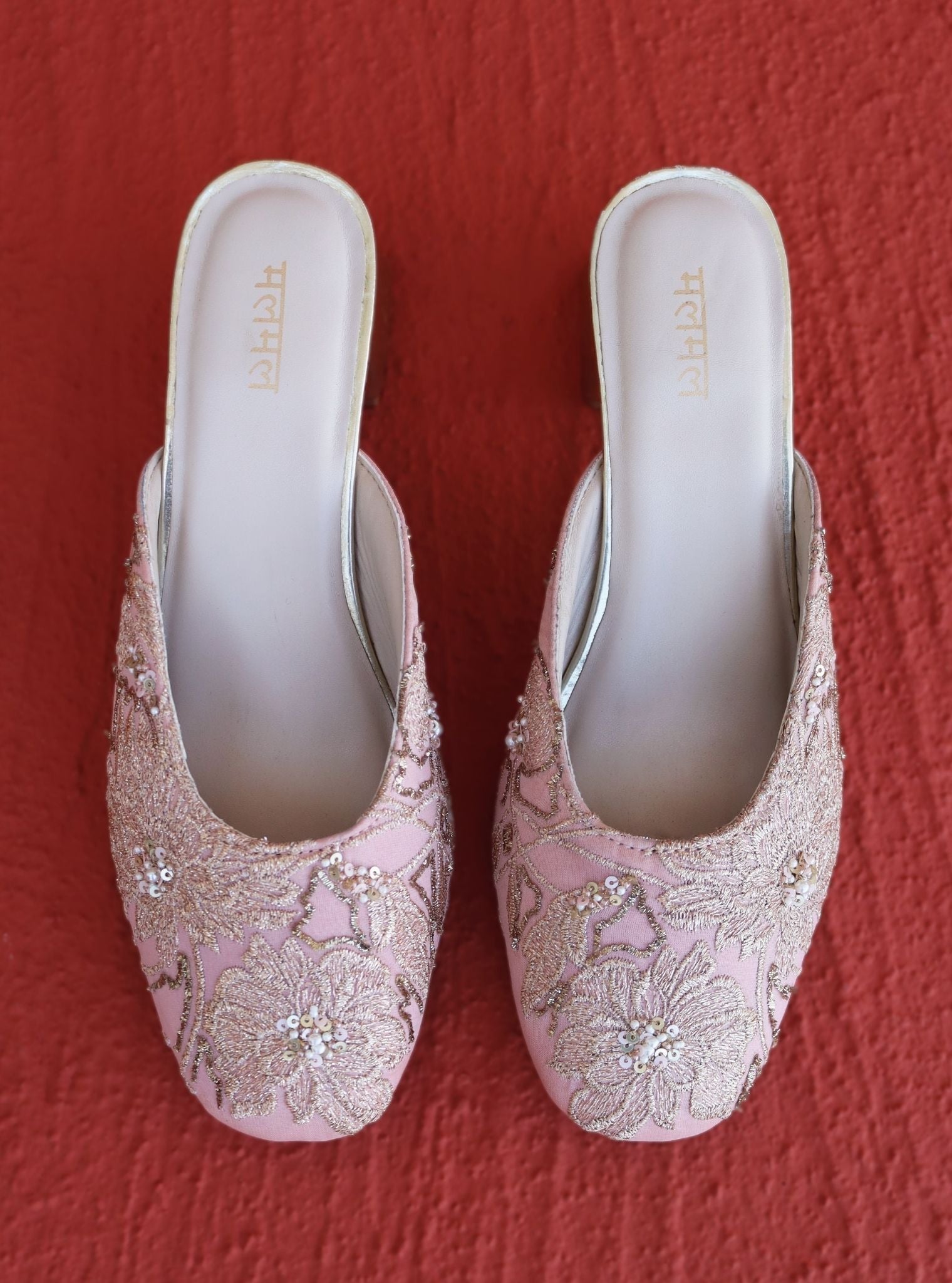 Mantra Pink Vegan Mule Heel