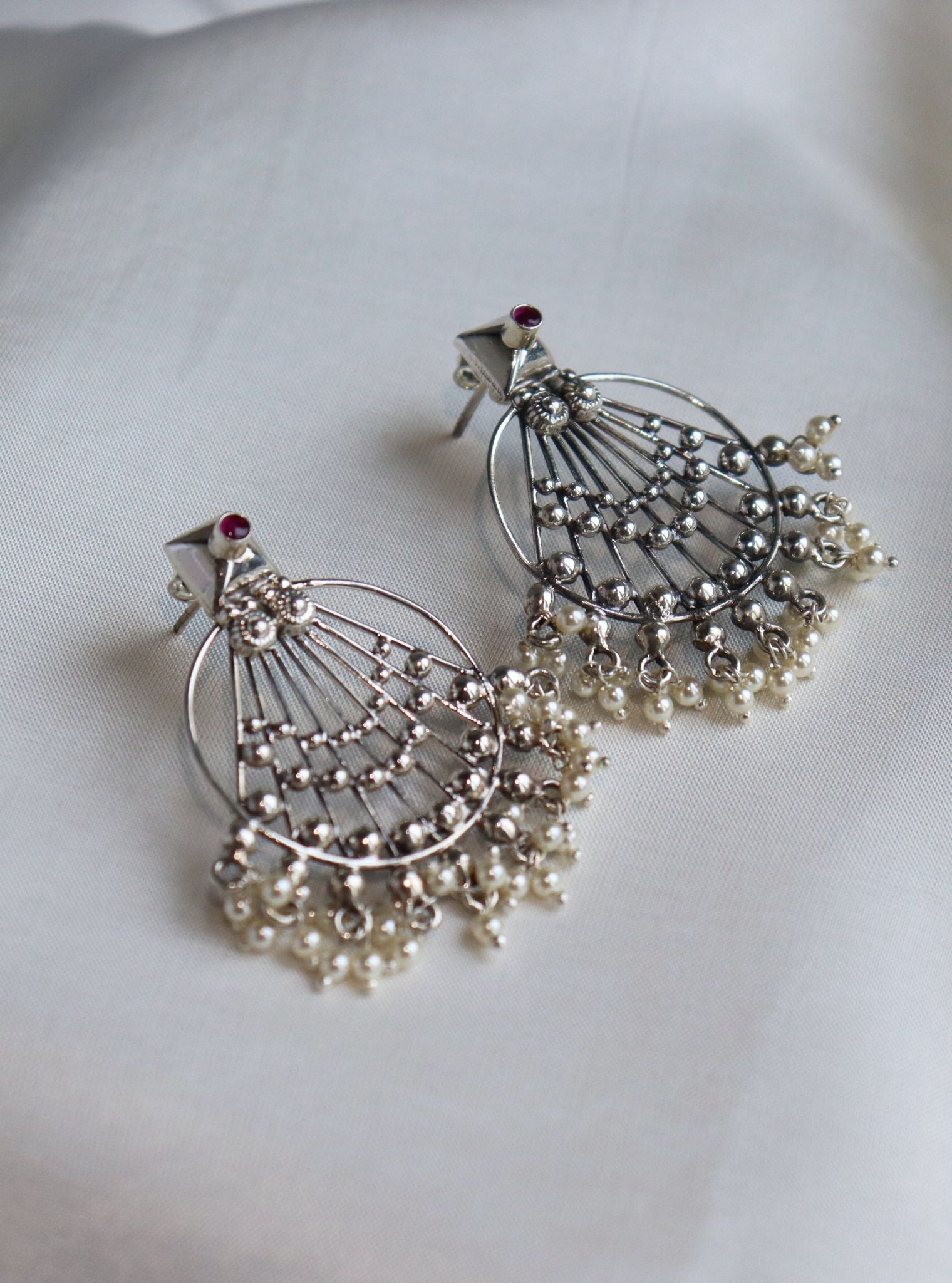 Pure Silver Zena Earrings