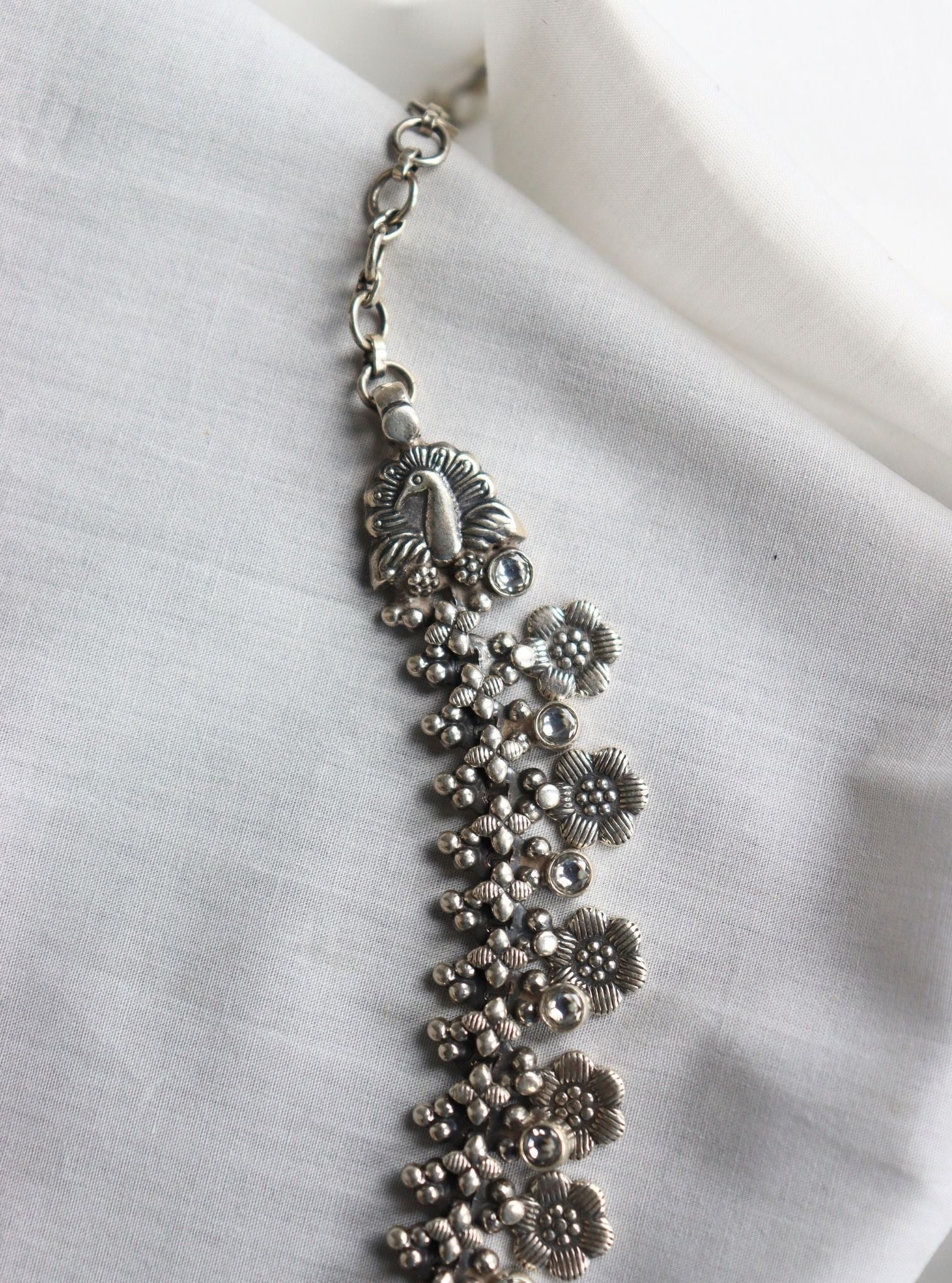 Pure Silver Jiva Necklace