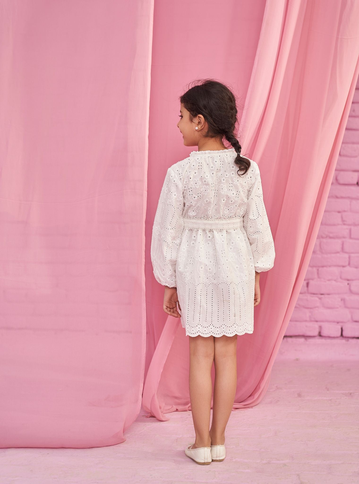 Setia Supima Cotton White Dress