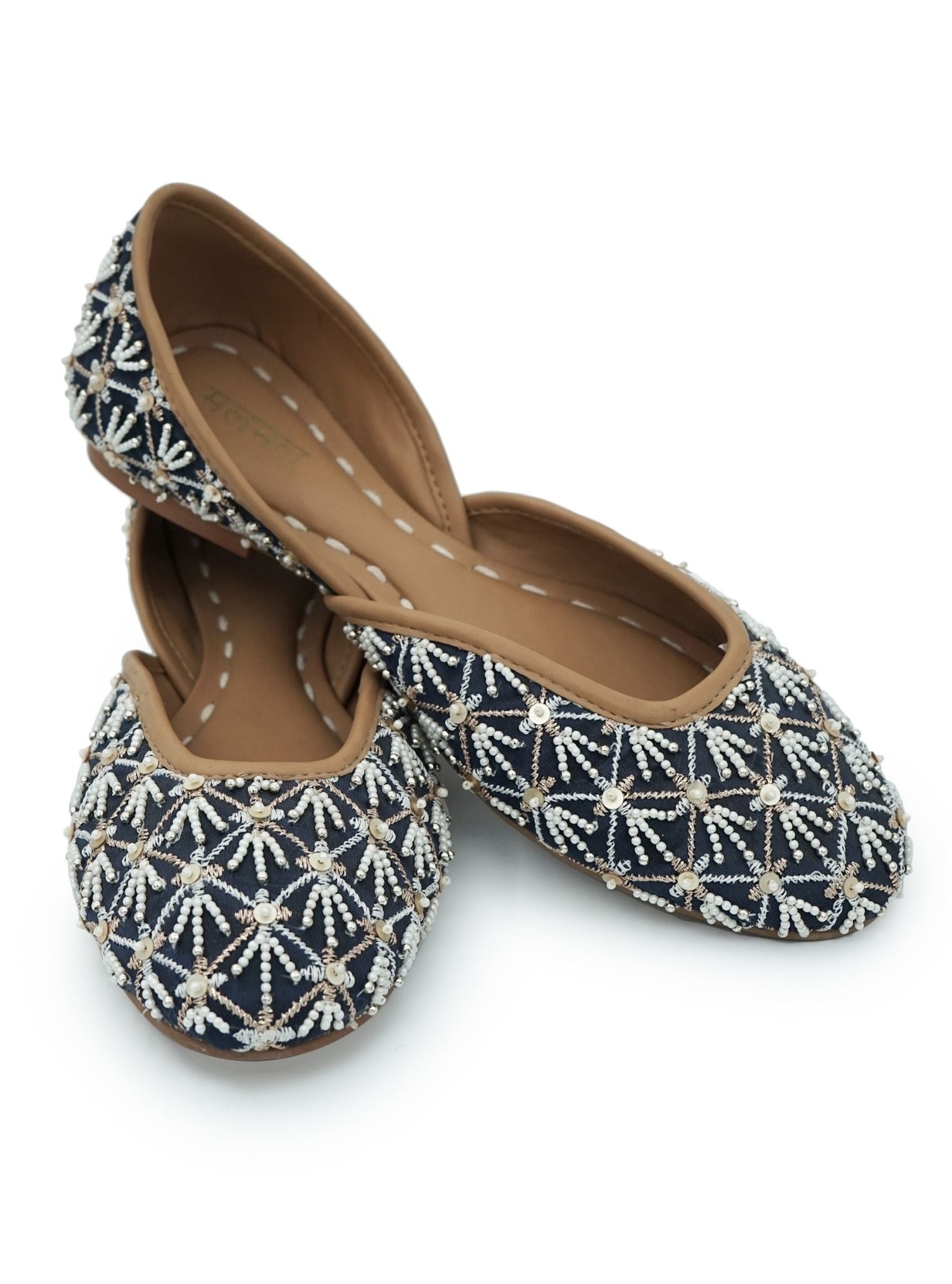 Aisha Navy Vegan Jutti