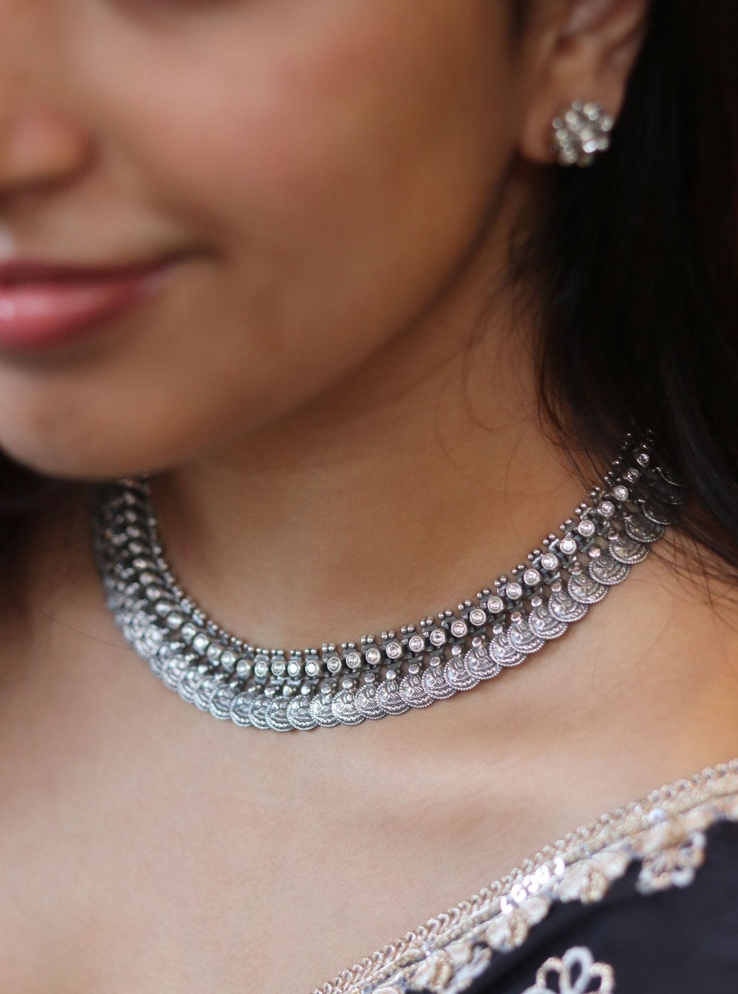 Pure Silver Yashvi Necklace