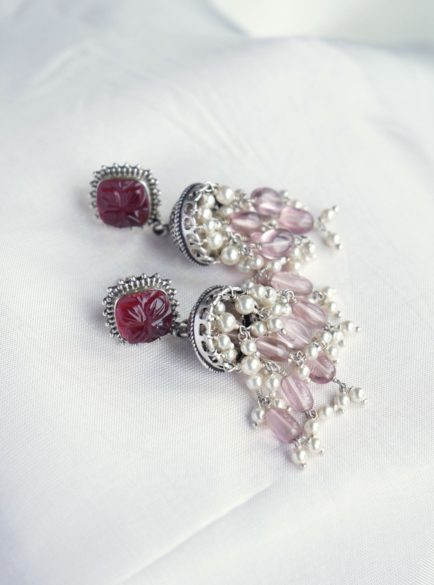 Pure Silver Riddhi Jhumki