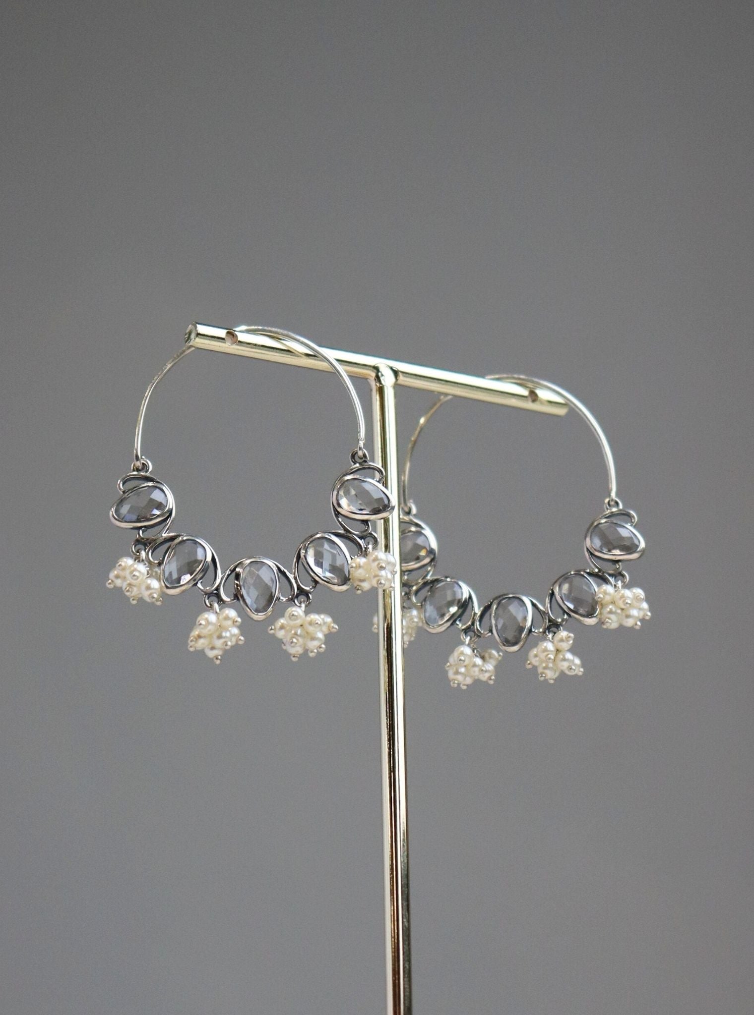 Pure Silver Navya Earrings