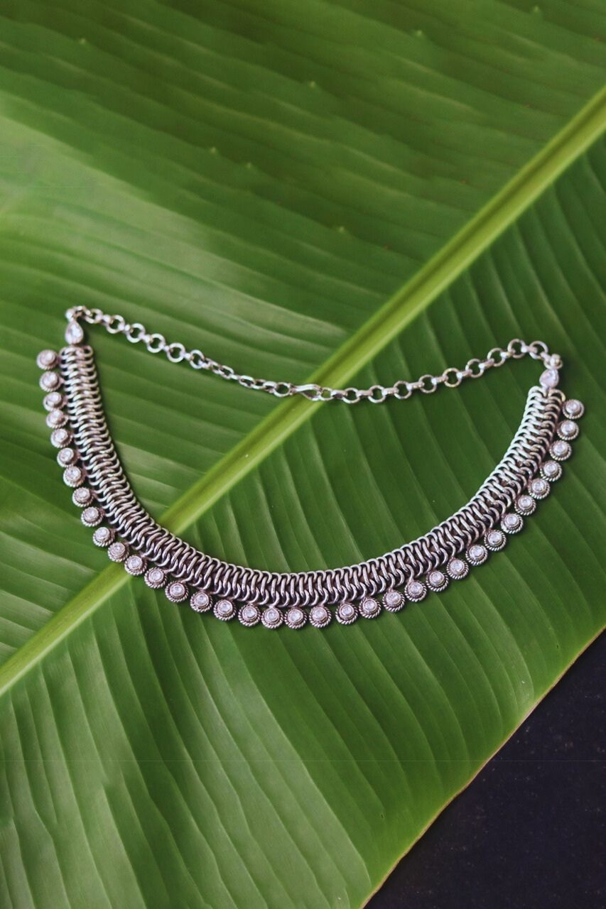 Pure Silver Saanvi Necklace