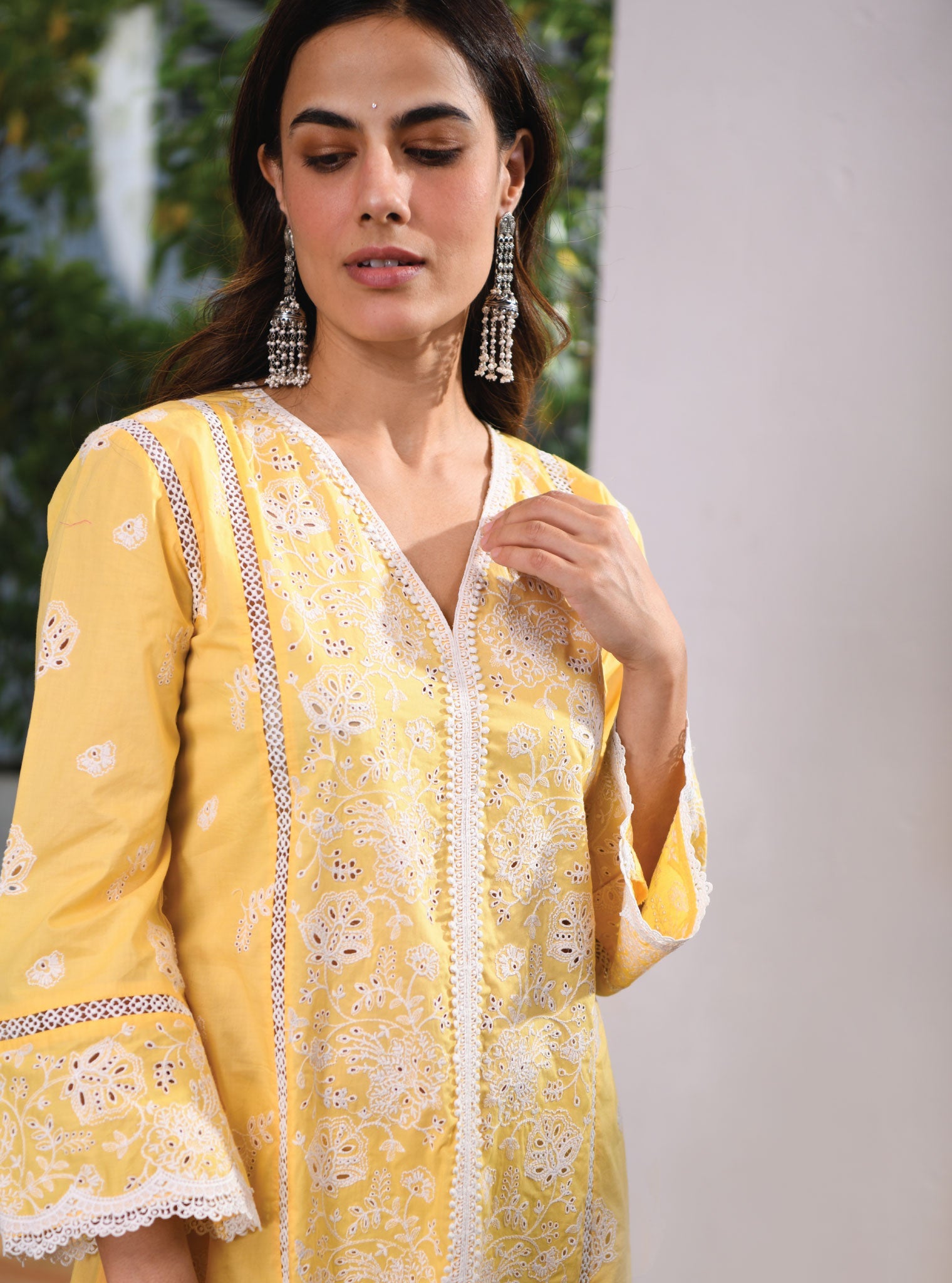 Chester Supima Cotton Yellow Kurta Set