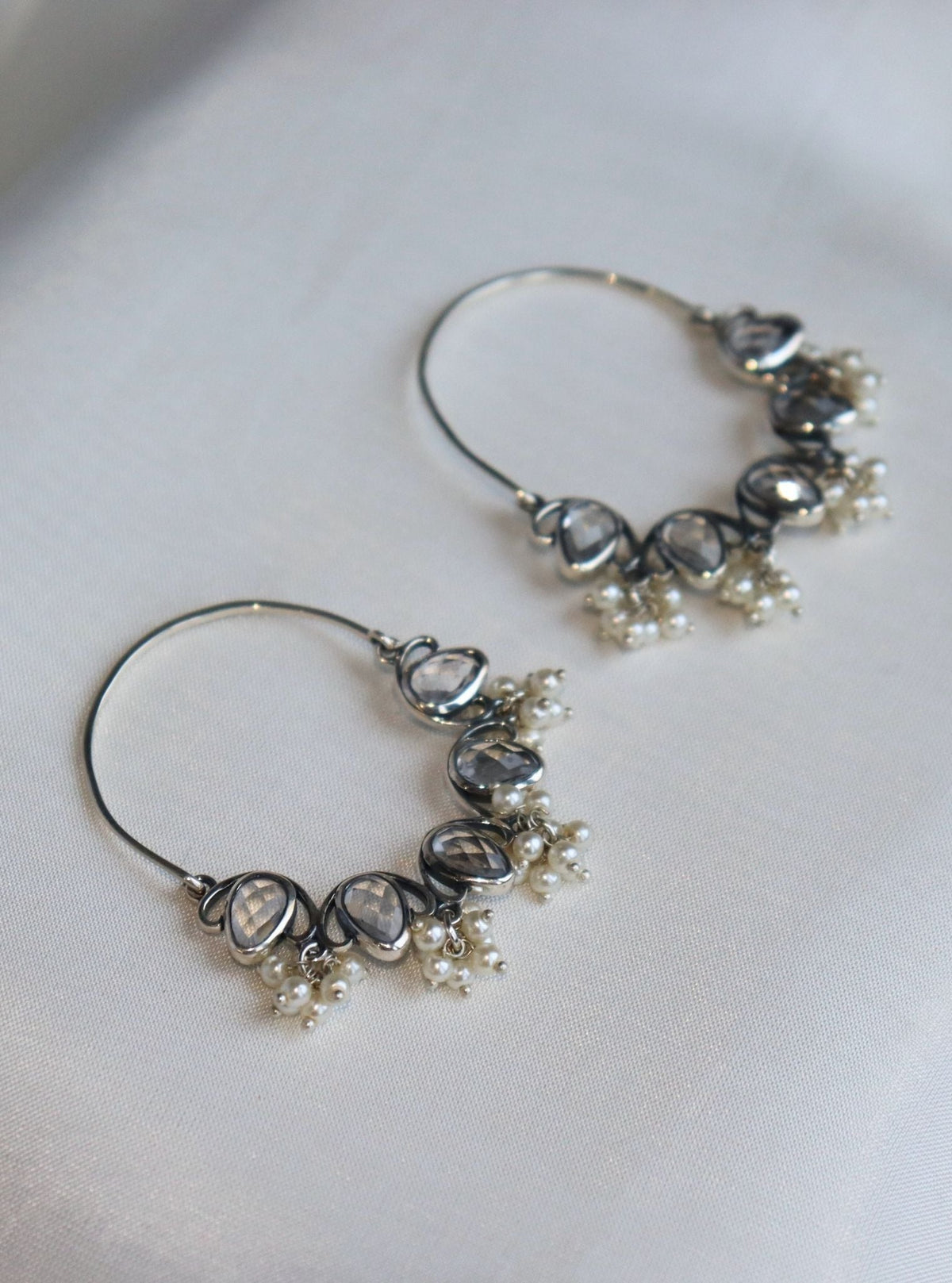 Pure Silver Navya Earrings