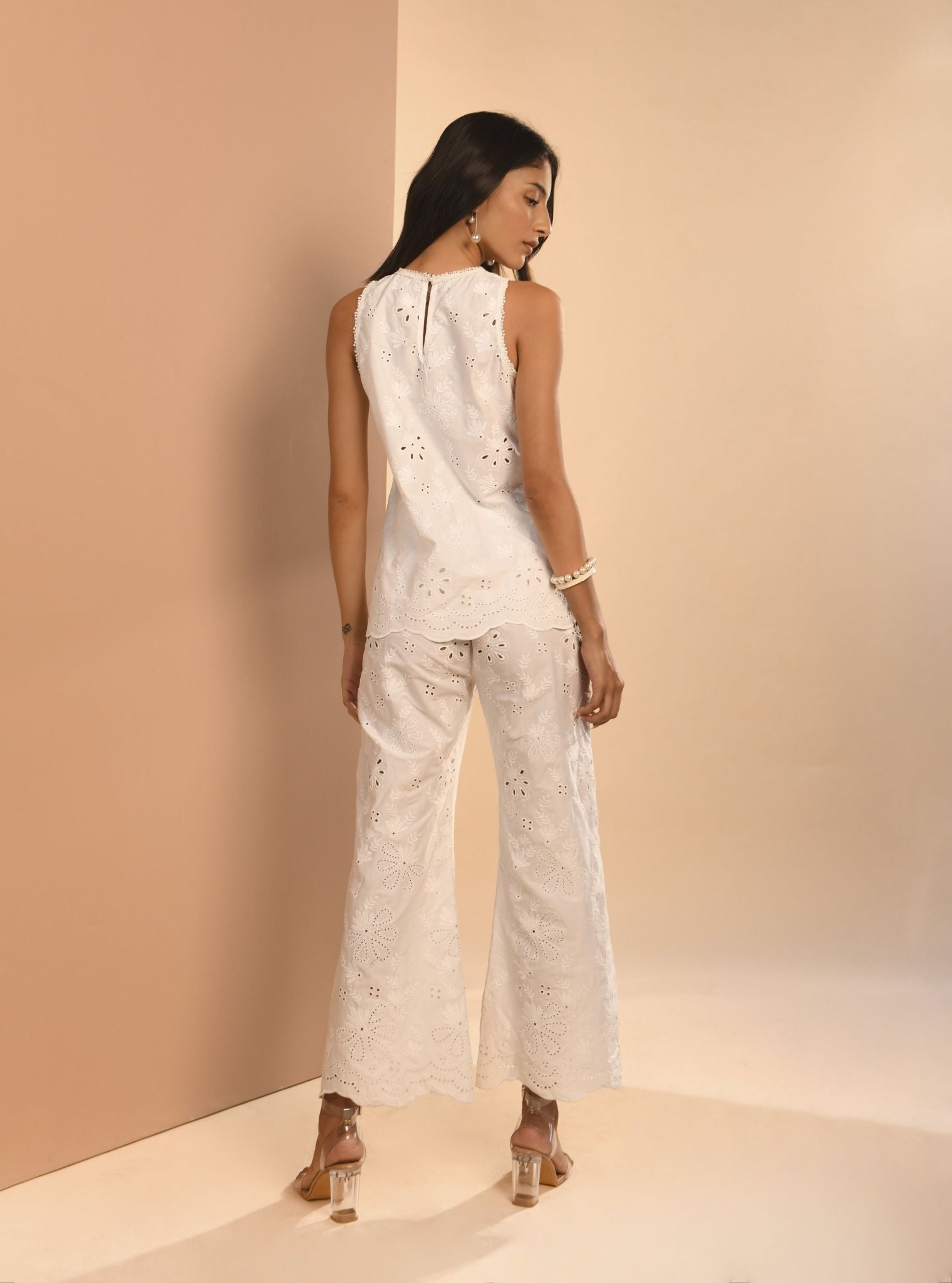 Neve Supima Cotton White Co-ord Set
