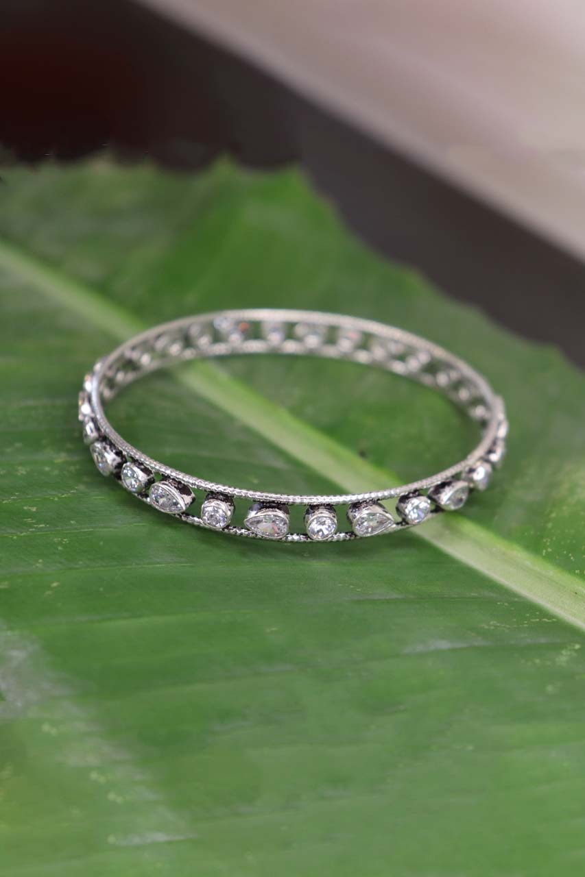 Pure Silver Ekisha Bangle