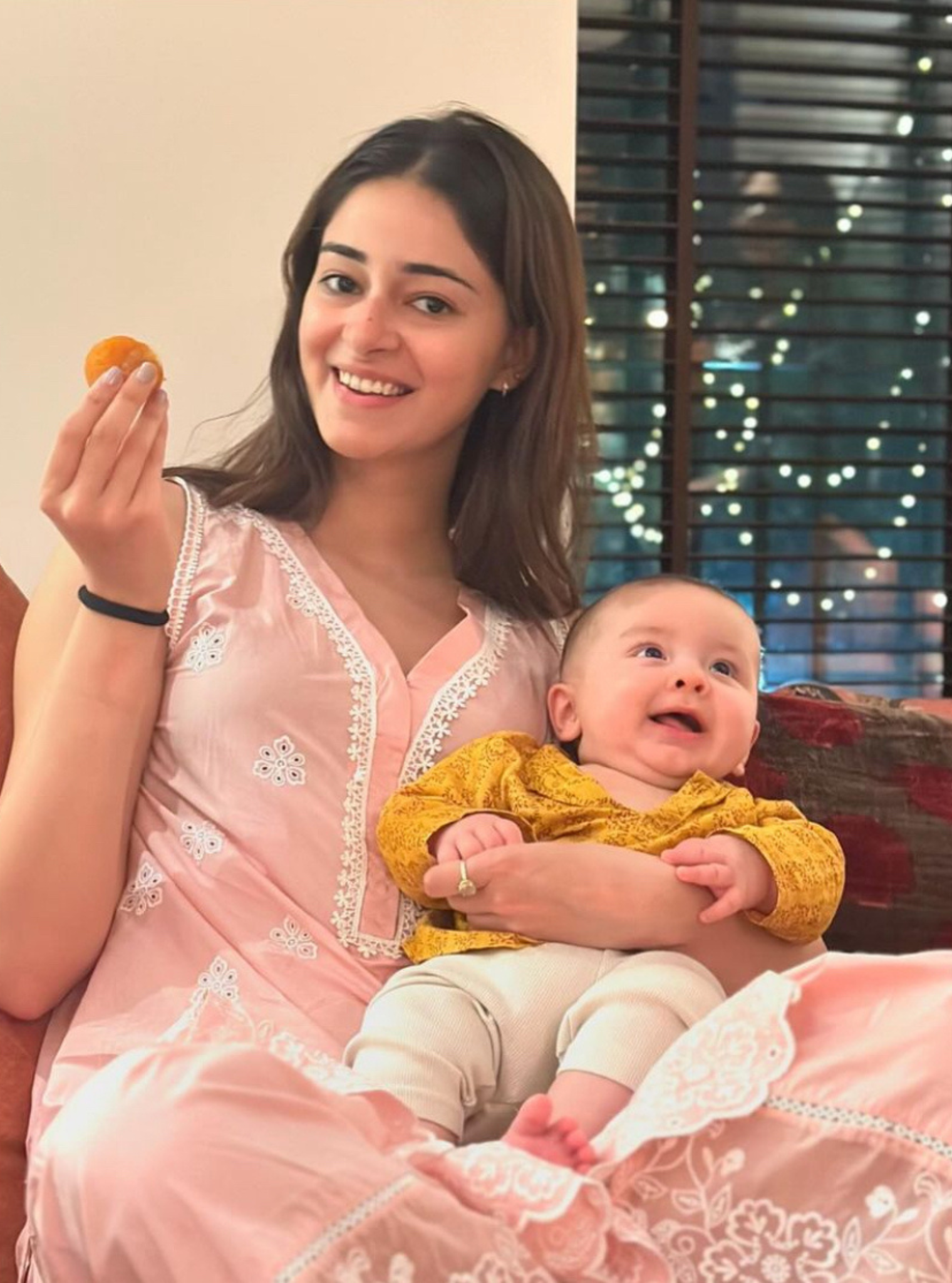 Tesni Supima Cotton Light Pink Kurta Set