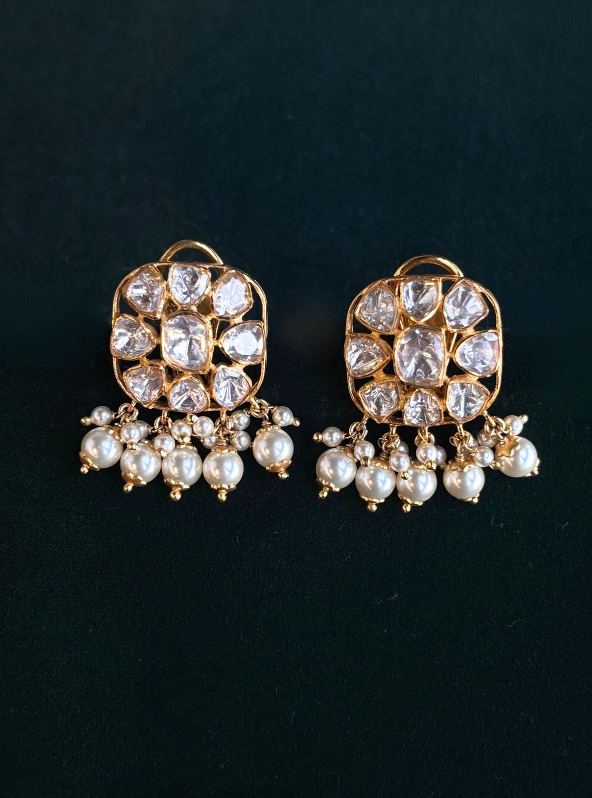 Pure Silver Yamika Studs