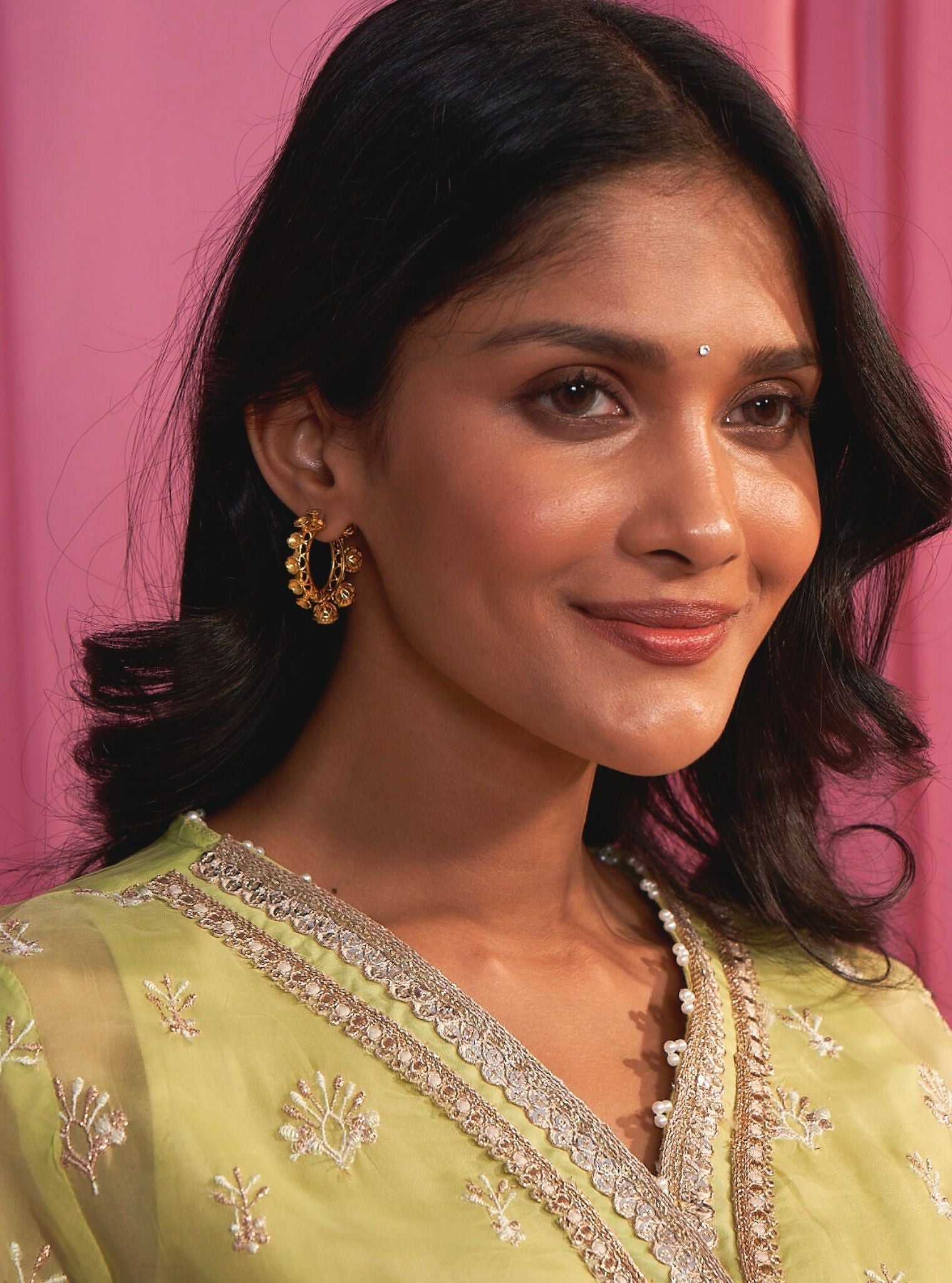 Pure Silver Sara Hoop Earrings